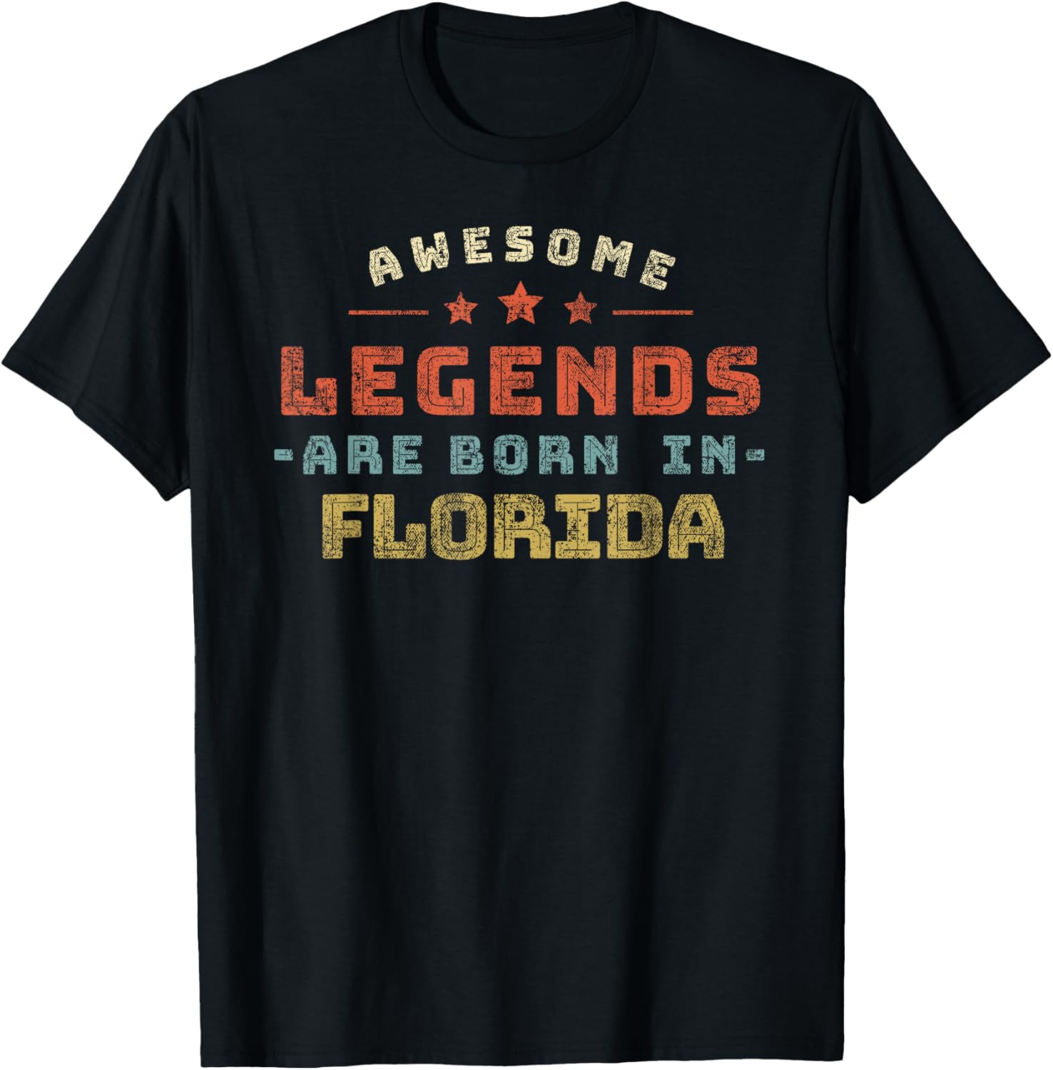 Vintage Florida Birthday T-Shirt for Men and Women - Unique Gift Idea - 7