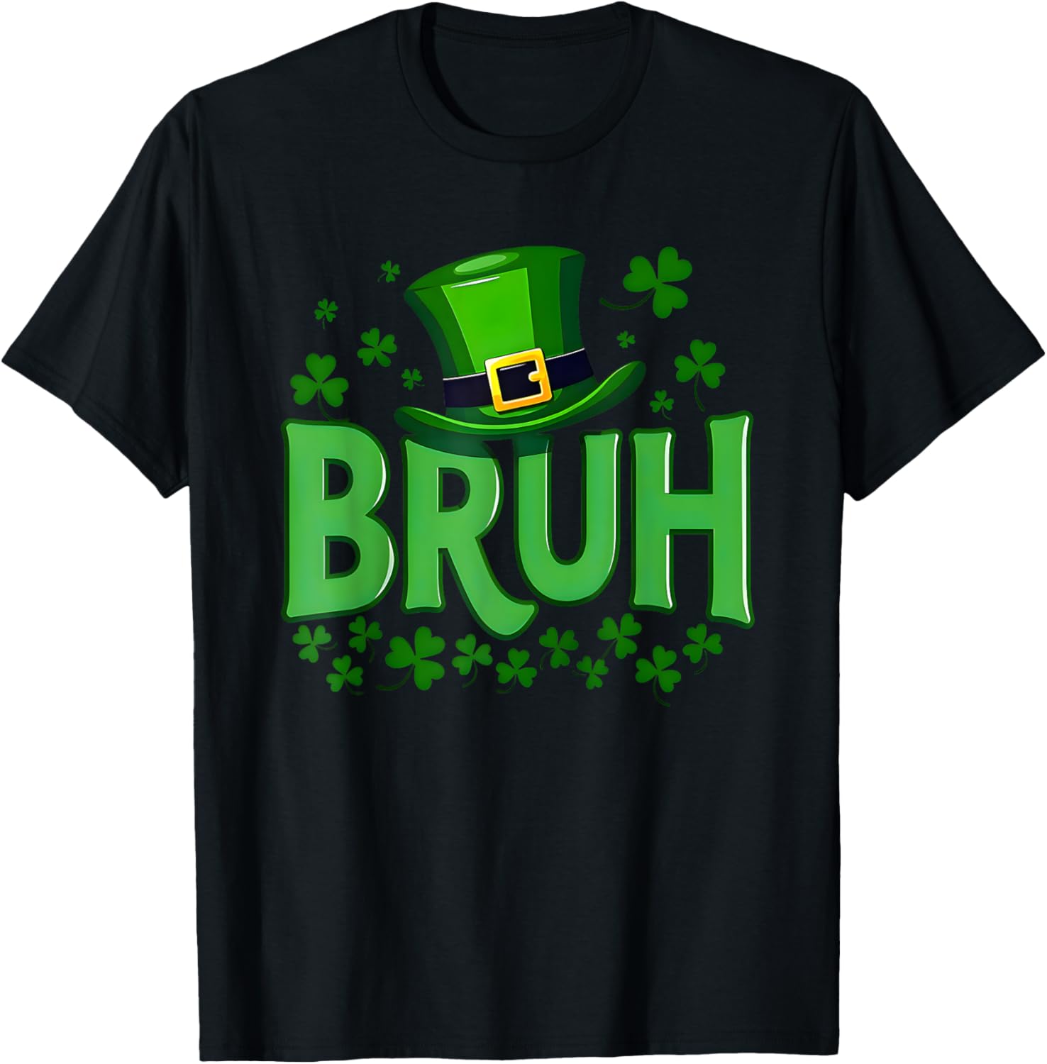 Cool Bruh Dabbing Shamrock T-Shirt for St Patricks Day Teens and Kids - 17