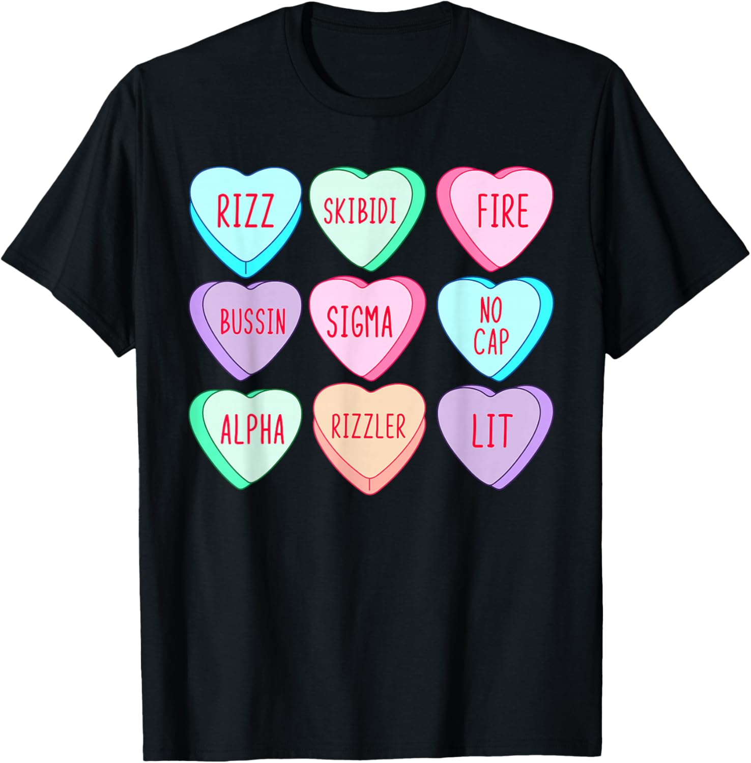 Funny Skibidi Valentine's Day Rizz T-Shirt for Lovable Couples - 14