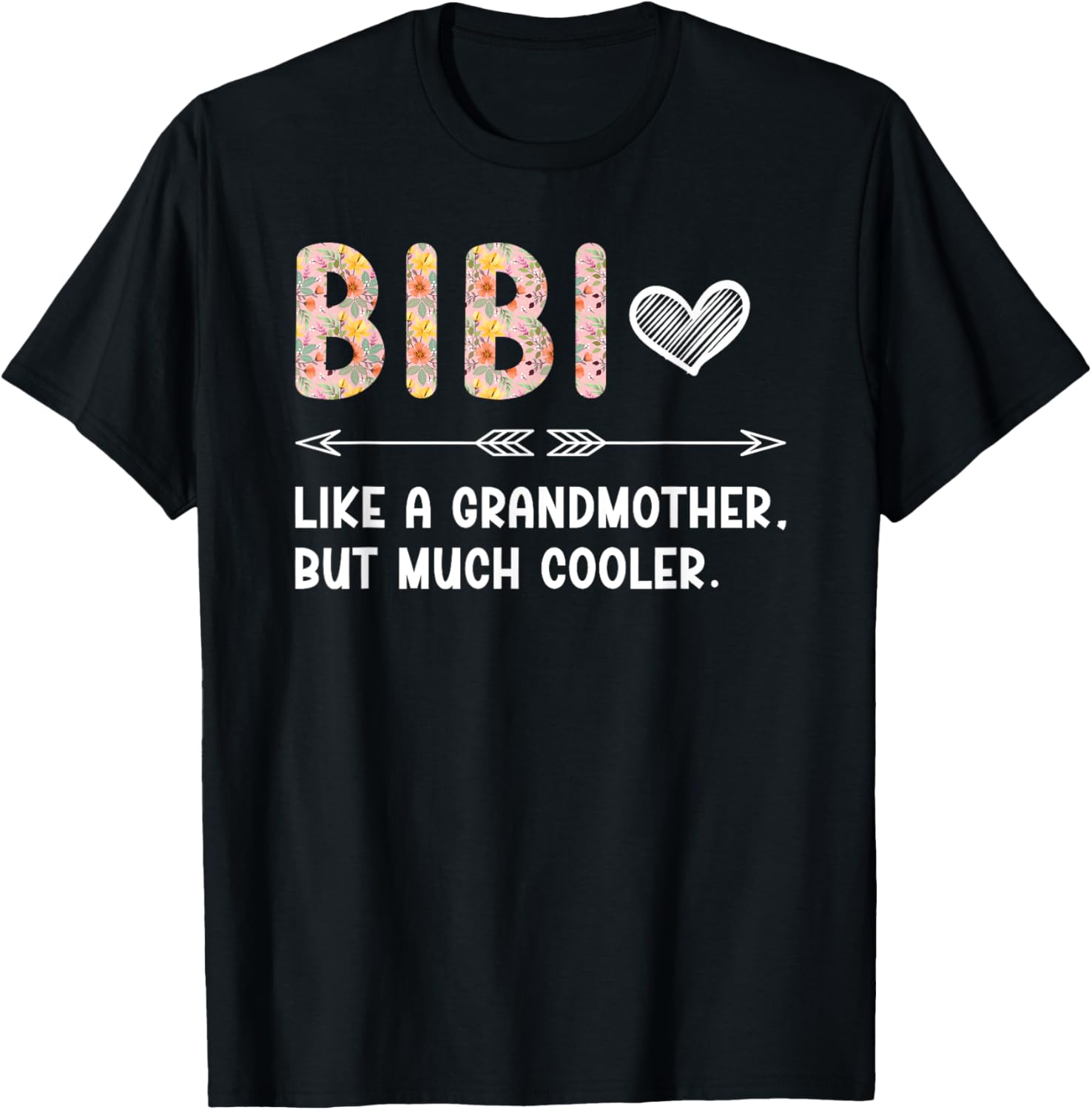 Bibi Definition T-Shirt for Grandma - Fun Gift for Grandmothers - 8
