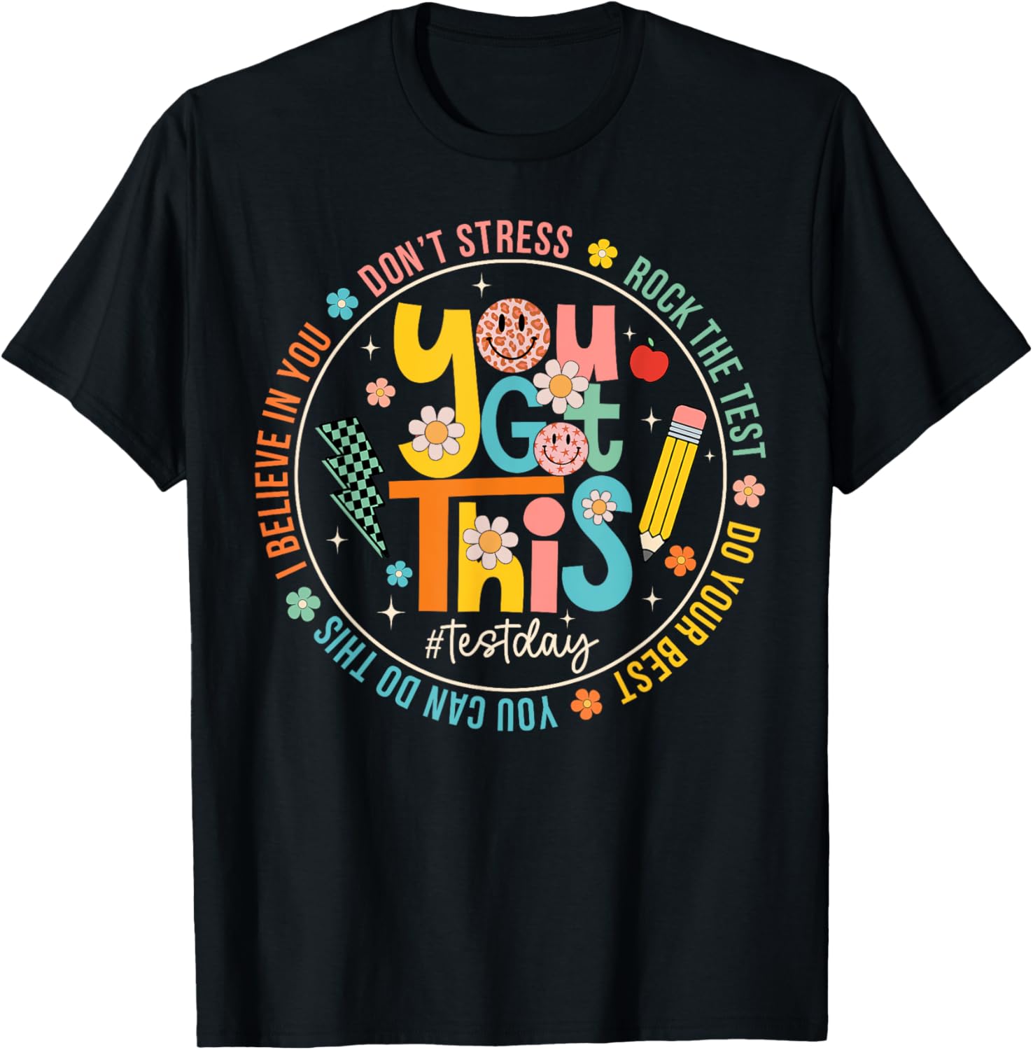 You Got This Test Day T-Shirt for Boys and Girls - Rock the Test! - 3