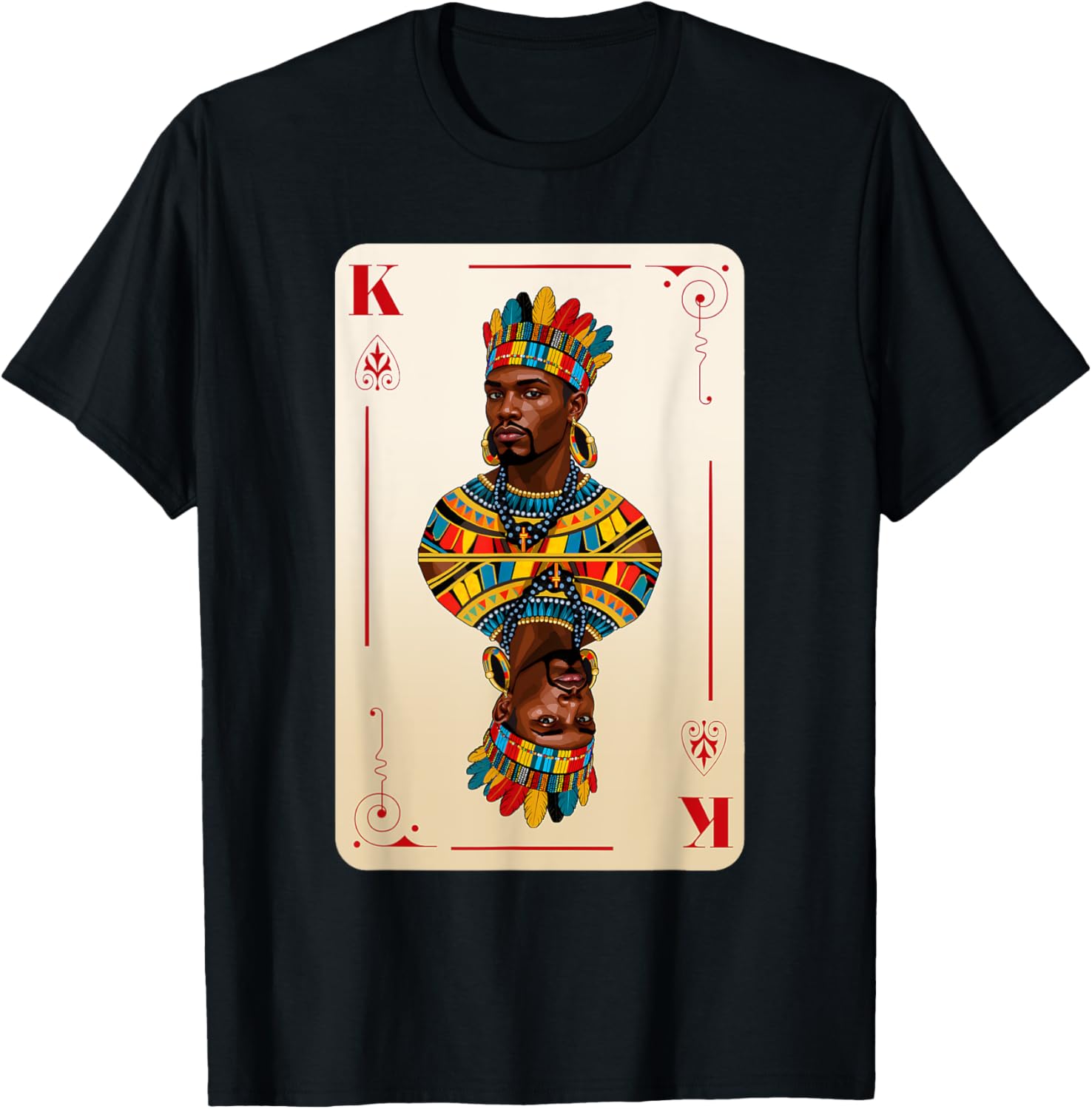 African King Black Pride BHM Couples T-Shirt for Men - Matching Style - 3