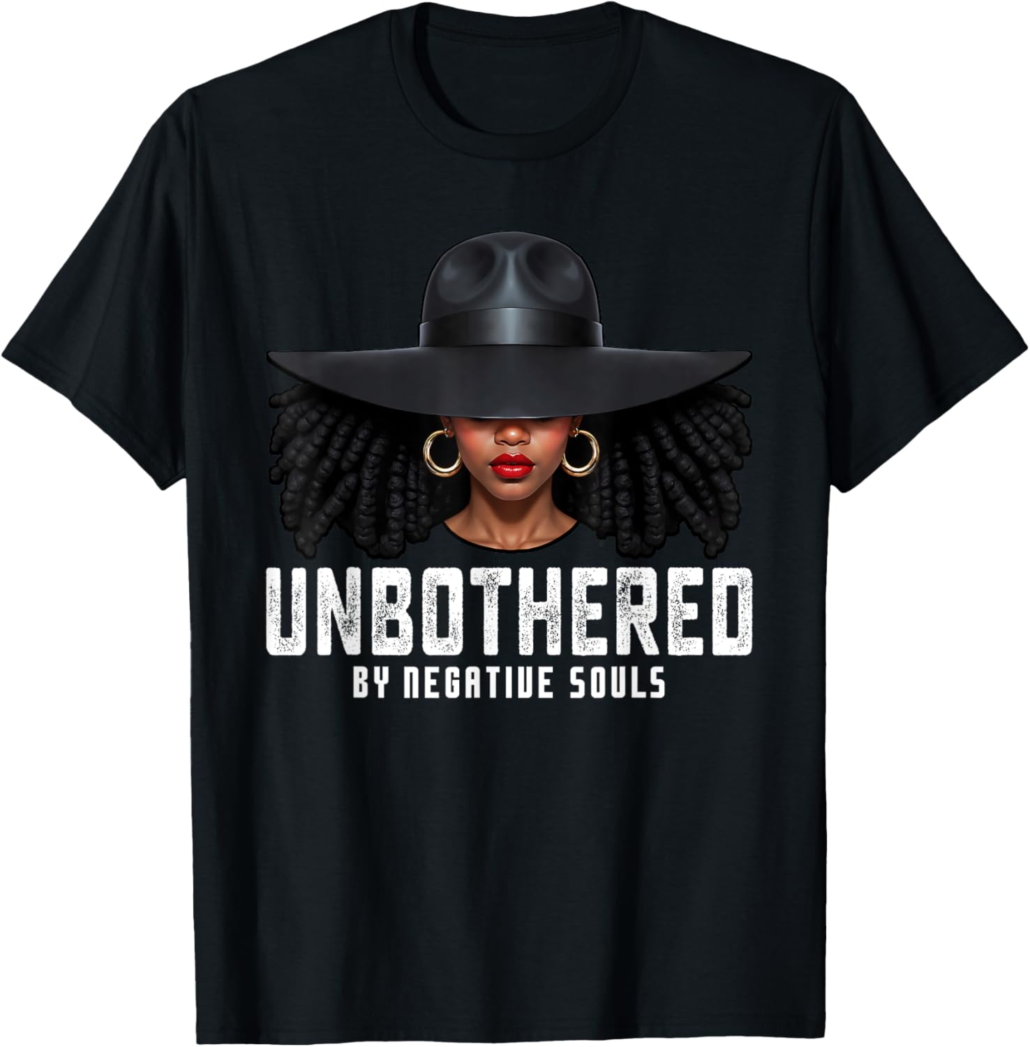 Unbothered Sassy Black Queen T-Shirt for African American Women and Girls - 9