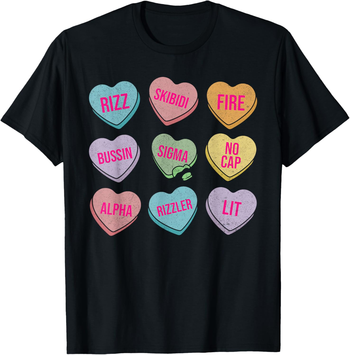 Skibidi Funny Valentine's Day Rizz Toddler T-Shirt for Boys - 18