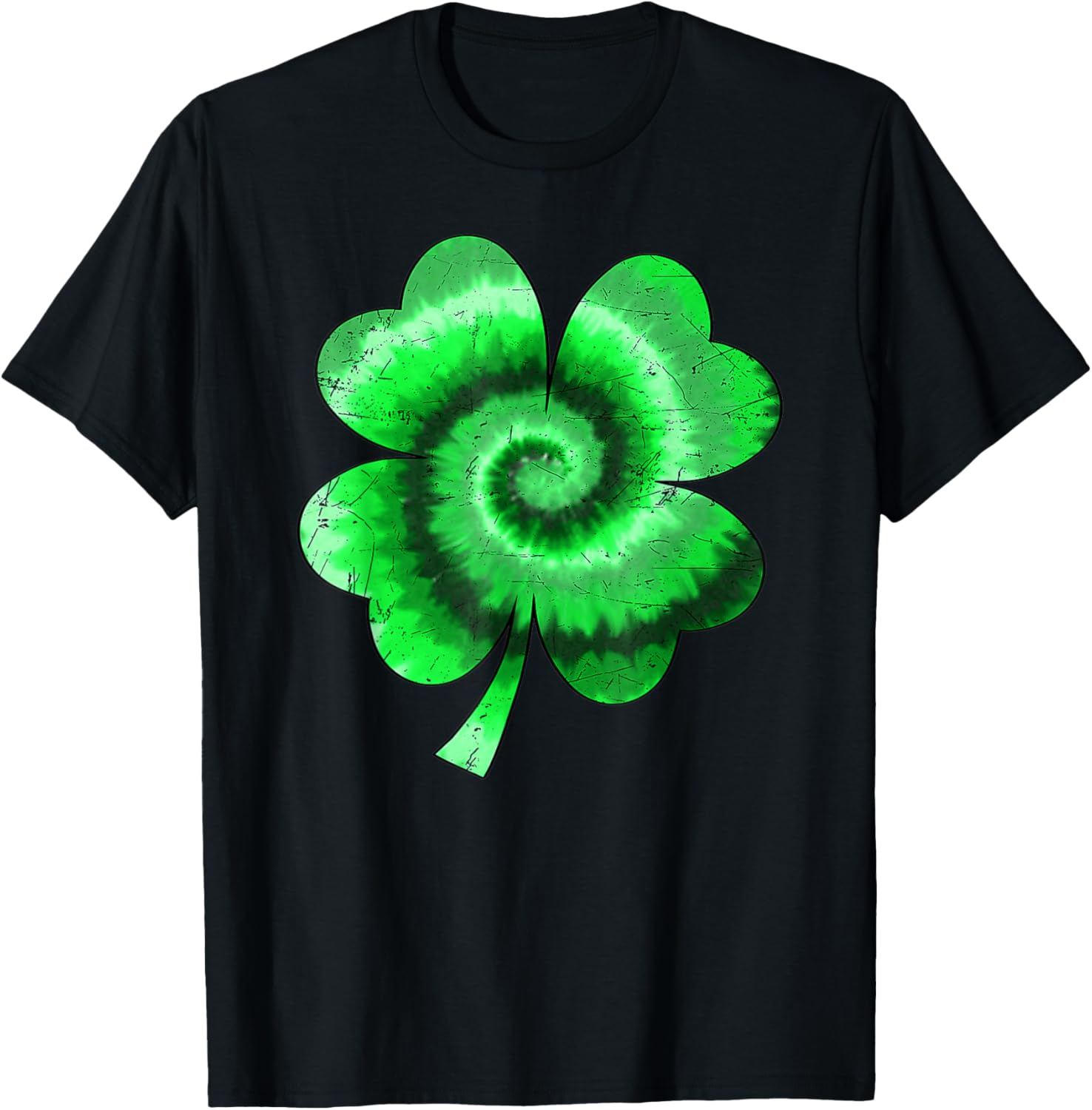 Tie Dye Shamrock T-Shirt for St Patrick's Day - Fun for All Ages - 18