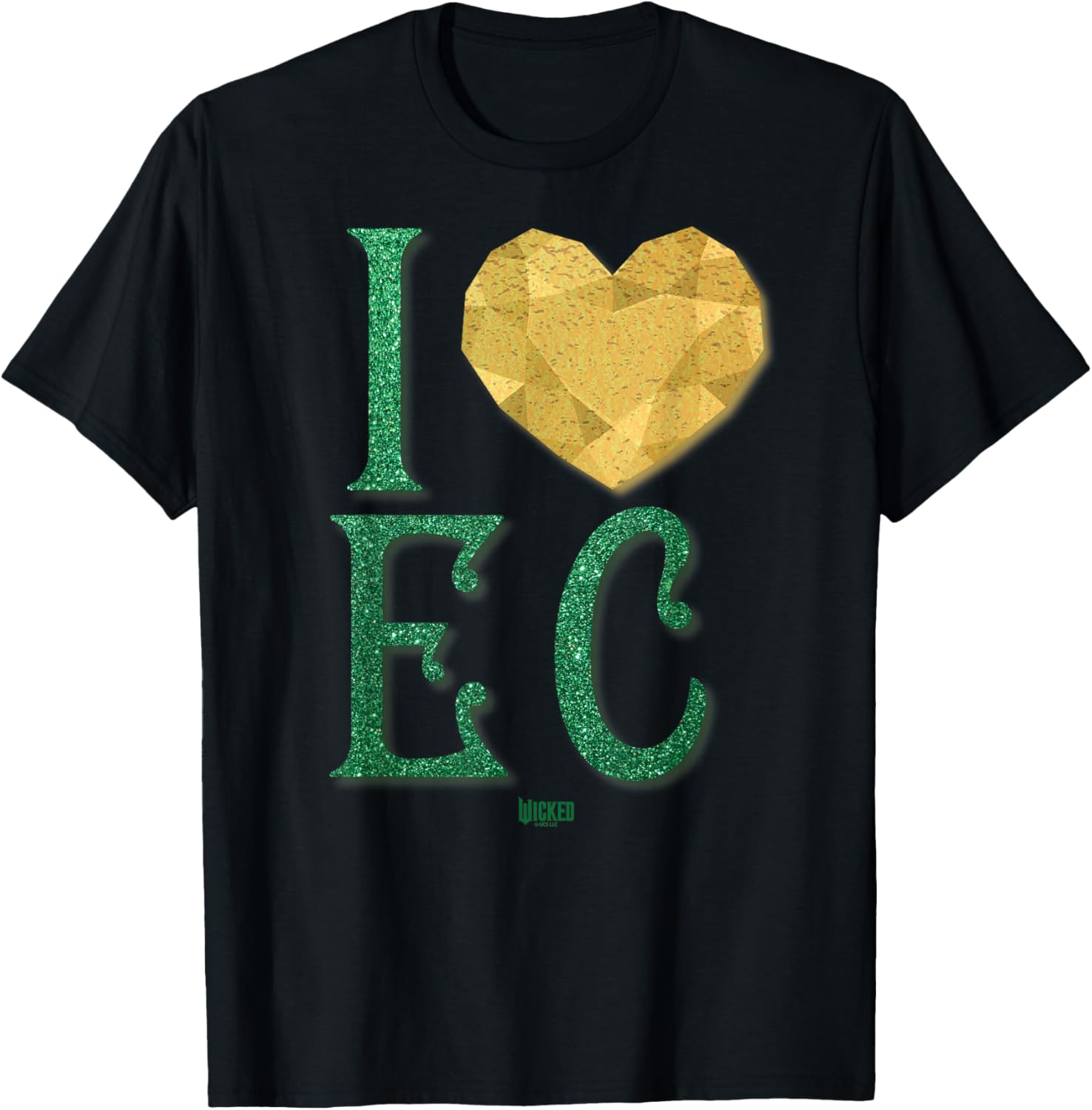 Wicked I Heart Emerald City T-Shirt for Fans of the Musical Adventure - 1