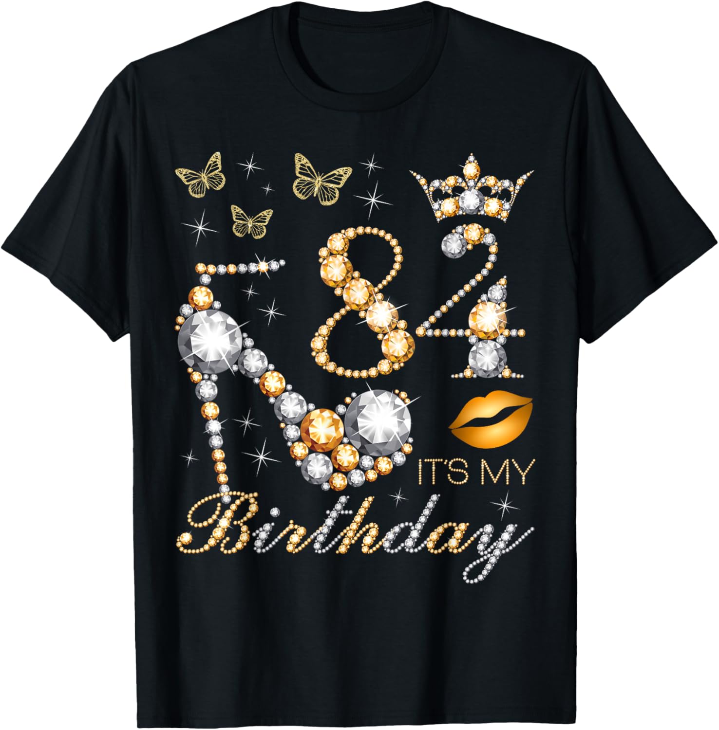 Celebrate Your 84th Birthday in Style with this B-Day Queen T-Shirt - 12
