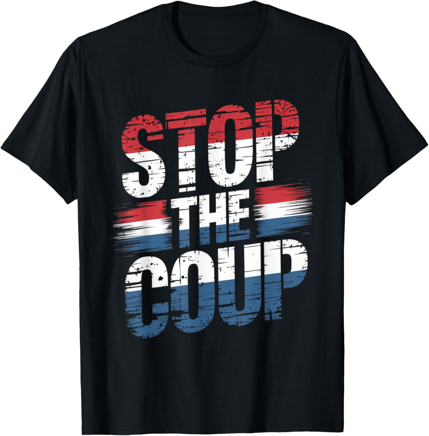 Stop The Coup Protest T-Shirt for Activists and Supporters of Change - 5
