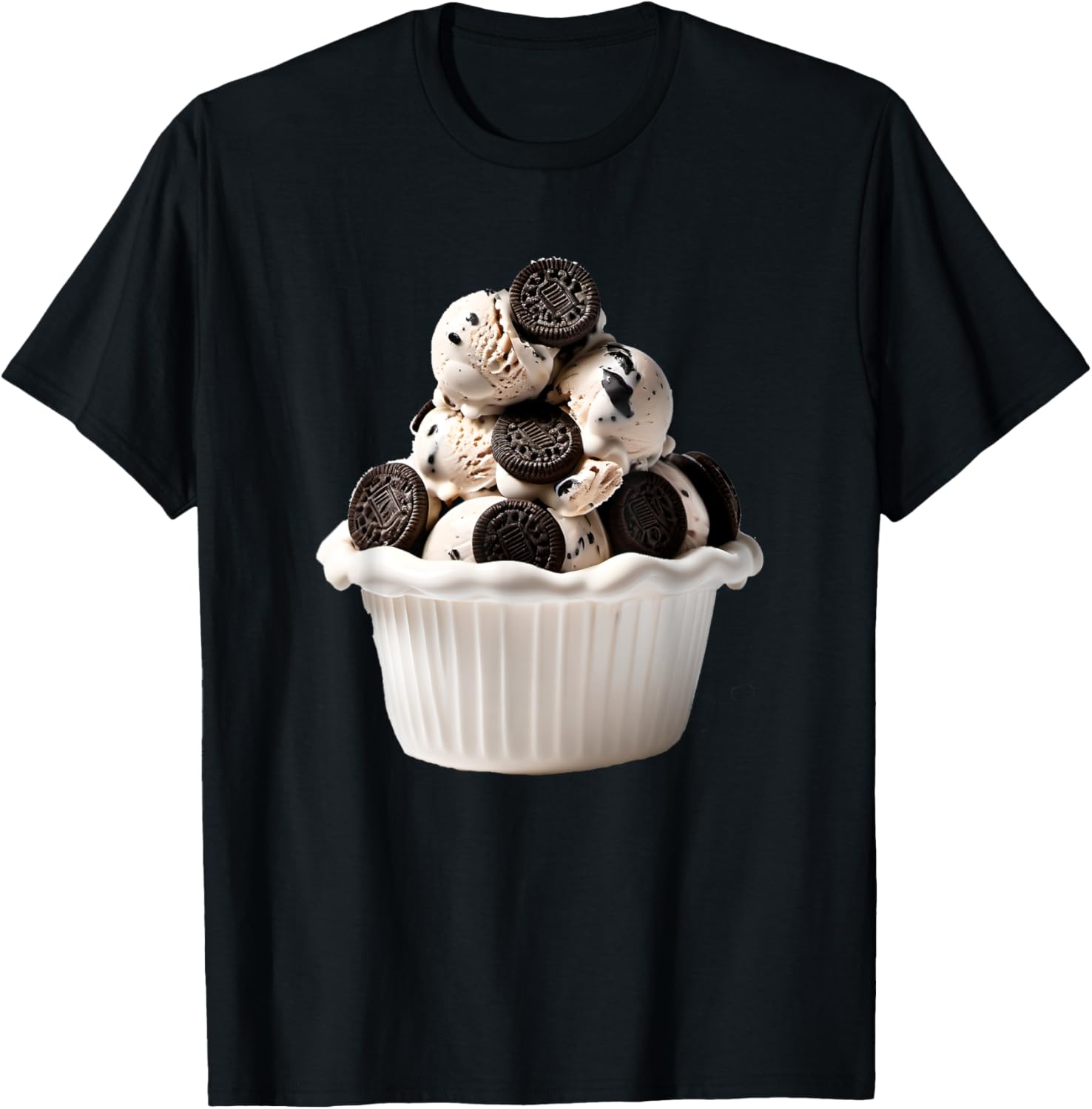 Cookies and Cream Ice Cream T-Shirt for Ice Cream Lovers and Fun Gifts - 10