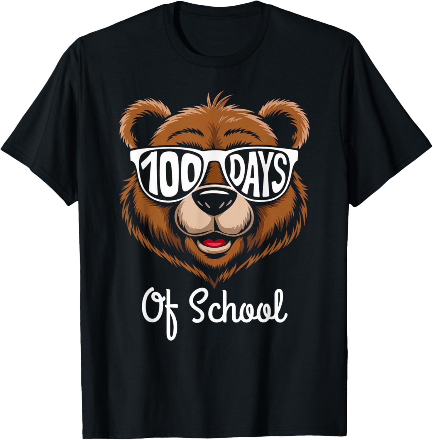 Cool Bear 100 Days Smarter Kids T-Shirt Perfect for 100th Day of School - 3