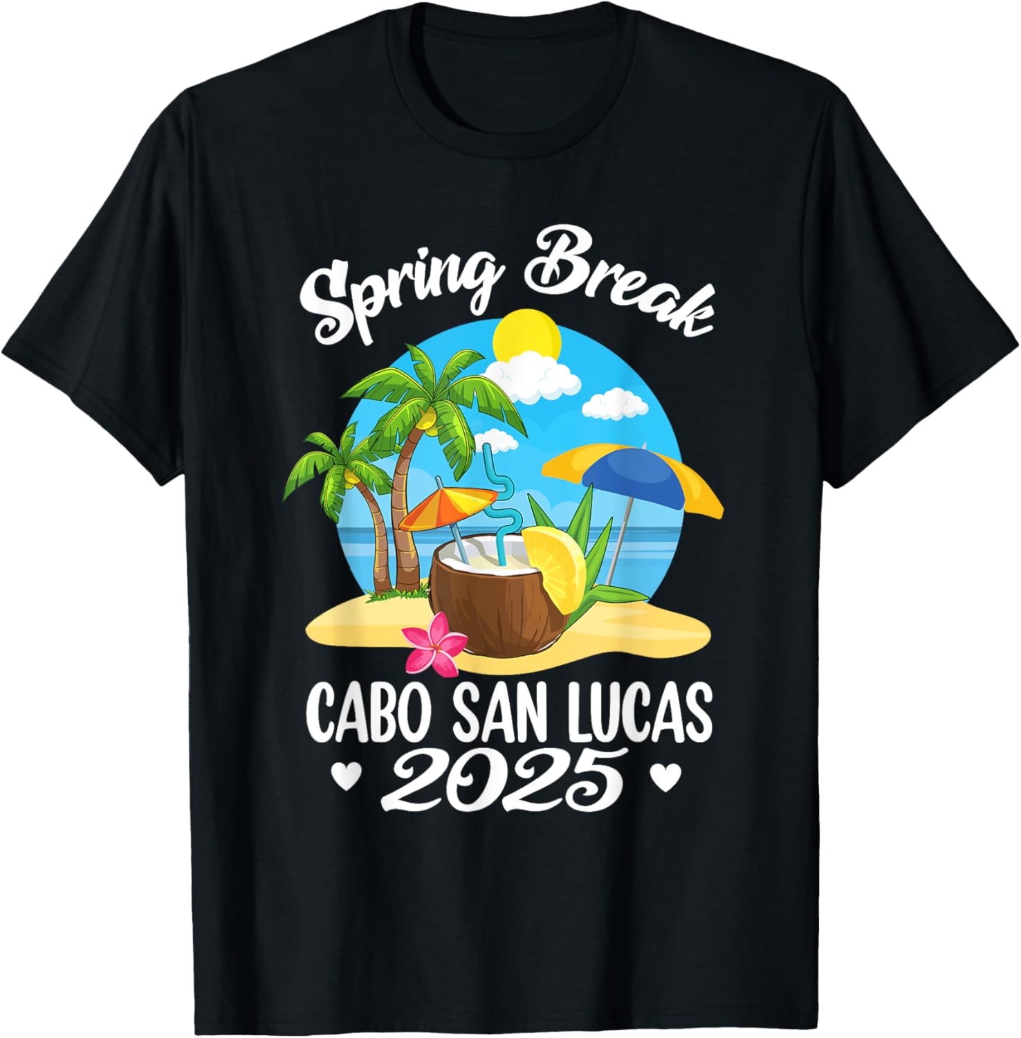 Cabo San Lucas 2025 Spring Break Family Beach T-Shirt for Vacation Fun - 4