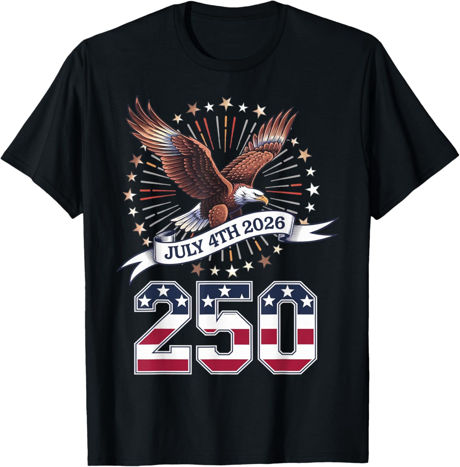 Celebrate 250 Years of Freedom with Our Patriotic July 4th T-Shirt - 12