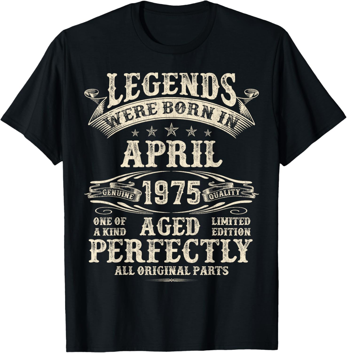 50th Birthday Gift for Men - Classic April 1975 T-Shirt for Him - 10