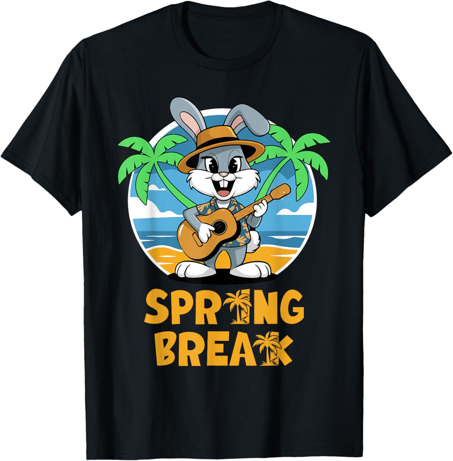 2025 Spring Break Graphic T-Shirt for Kids - Colorful Beach Wear Fun - 9