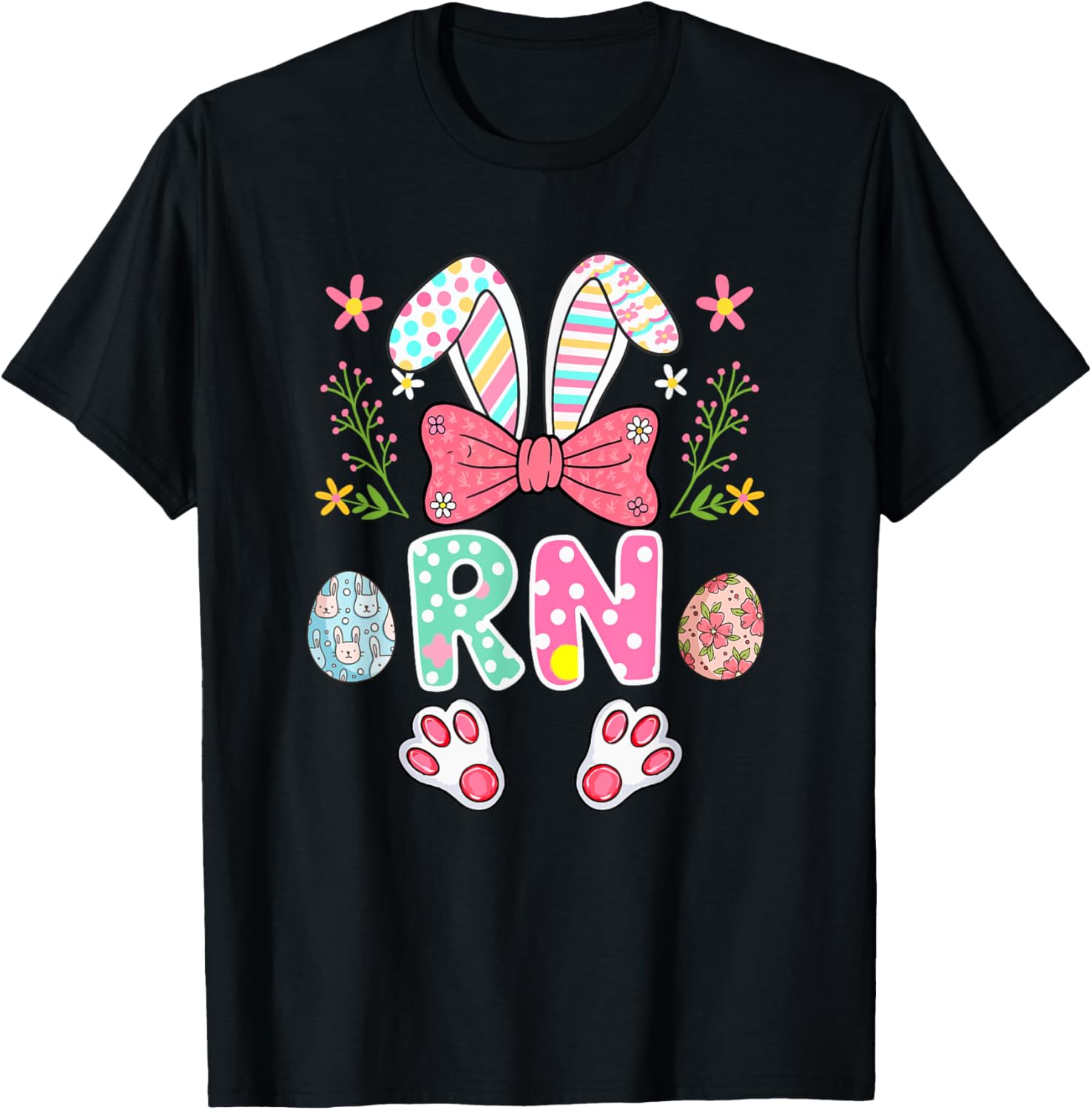 RN Job Easter Bunny Women's Costume T-Shirt for Egg Hunting Fun - 17