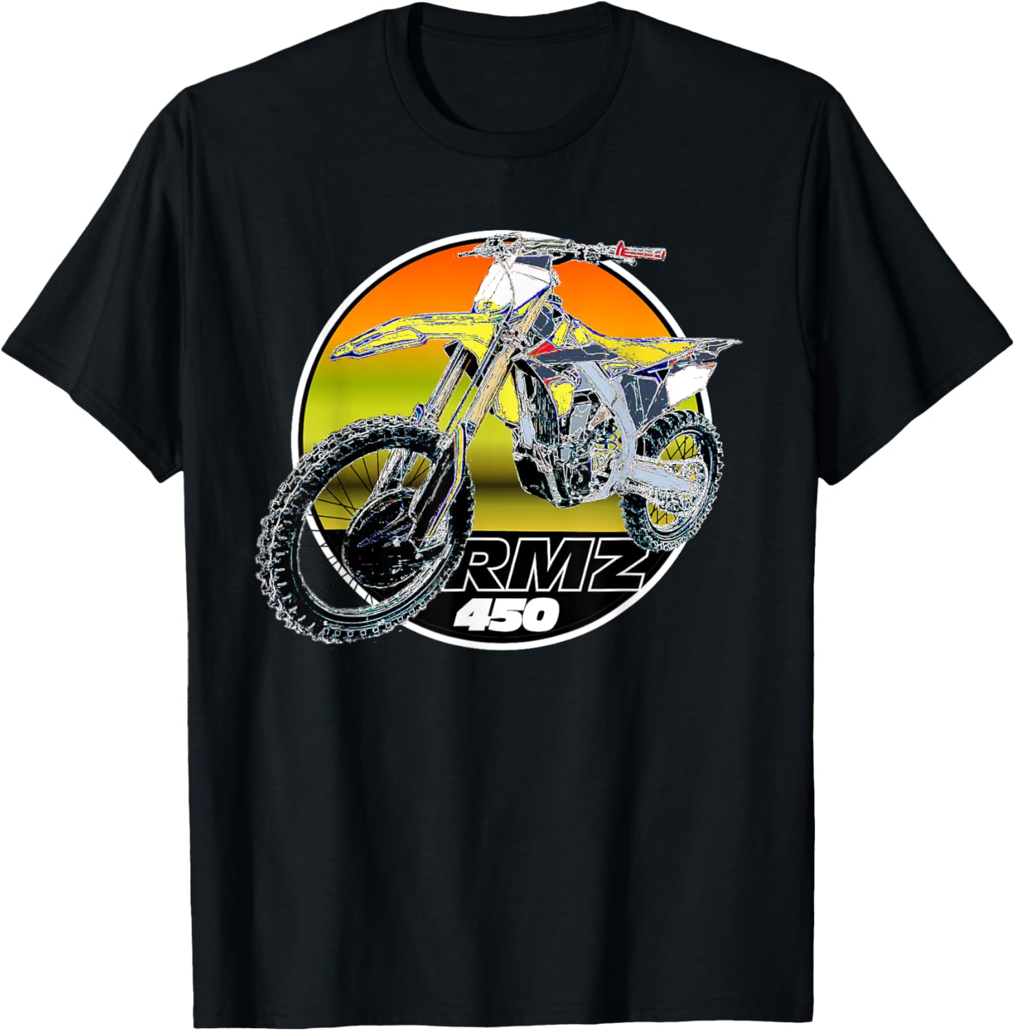 RMZ 450 Motocross Off Road T-Shirt for Motorcycle Enthusiasts - 7