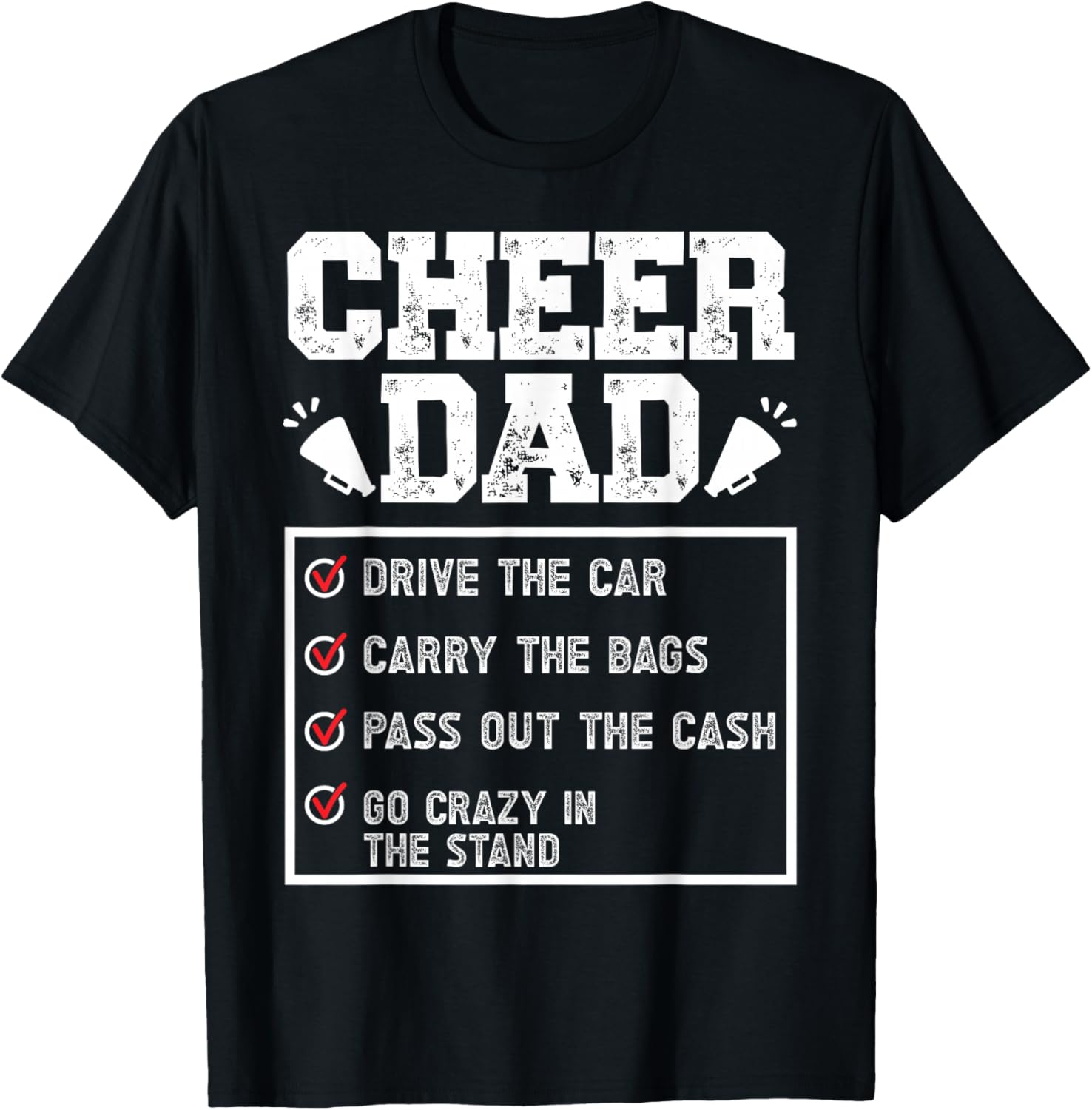 Cheer Dad T-Shirt Perfect Gift for Supportive Fathers in Style - 3