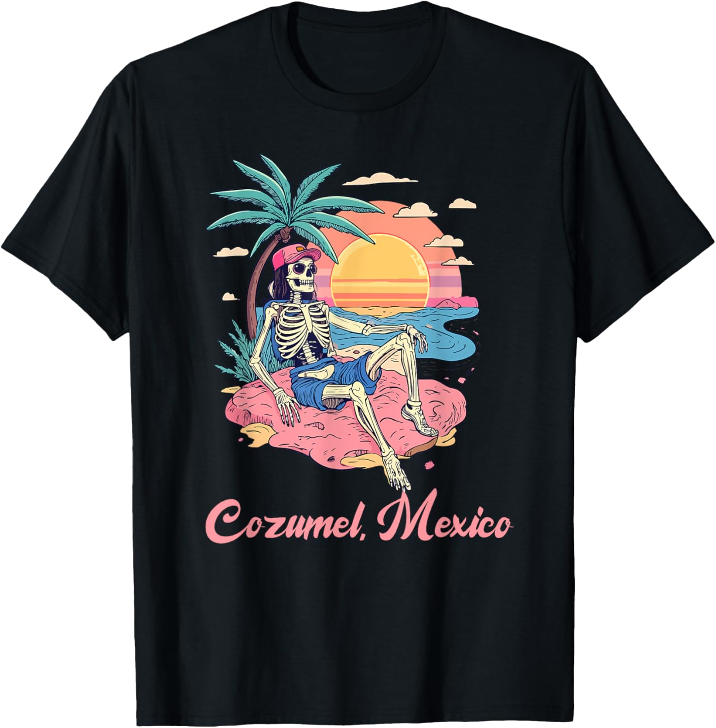 Cozumel Mexico Vacation T-Shirt for Men and Women Souvenir Apparel - 5