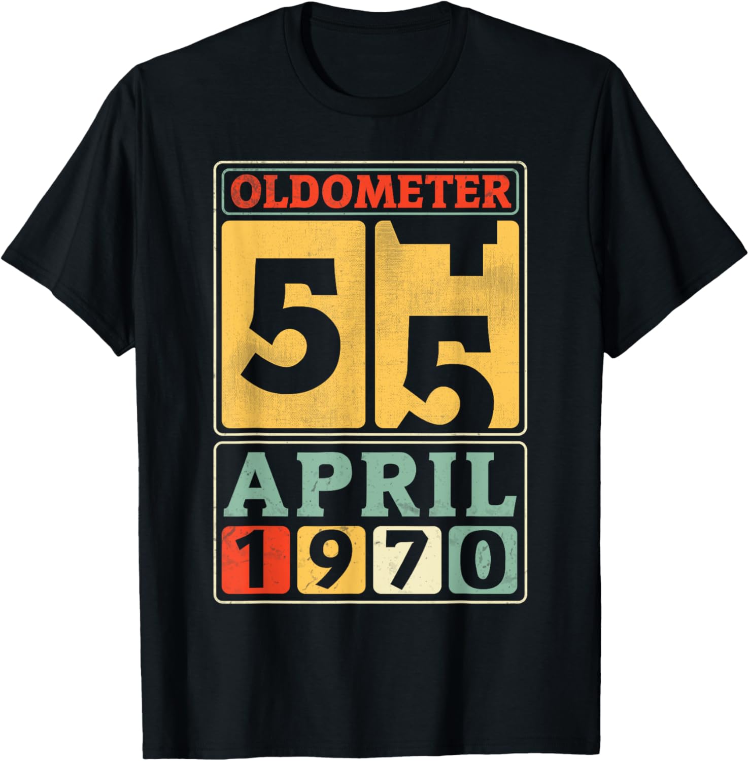 Vintage 55th Birthday T-Shirt for April 1970 Birthdays, Great Gift! - 8