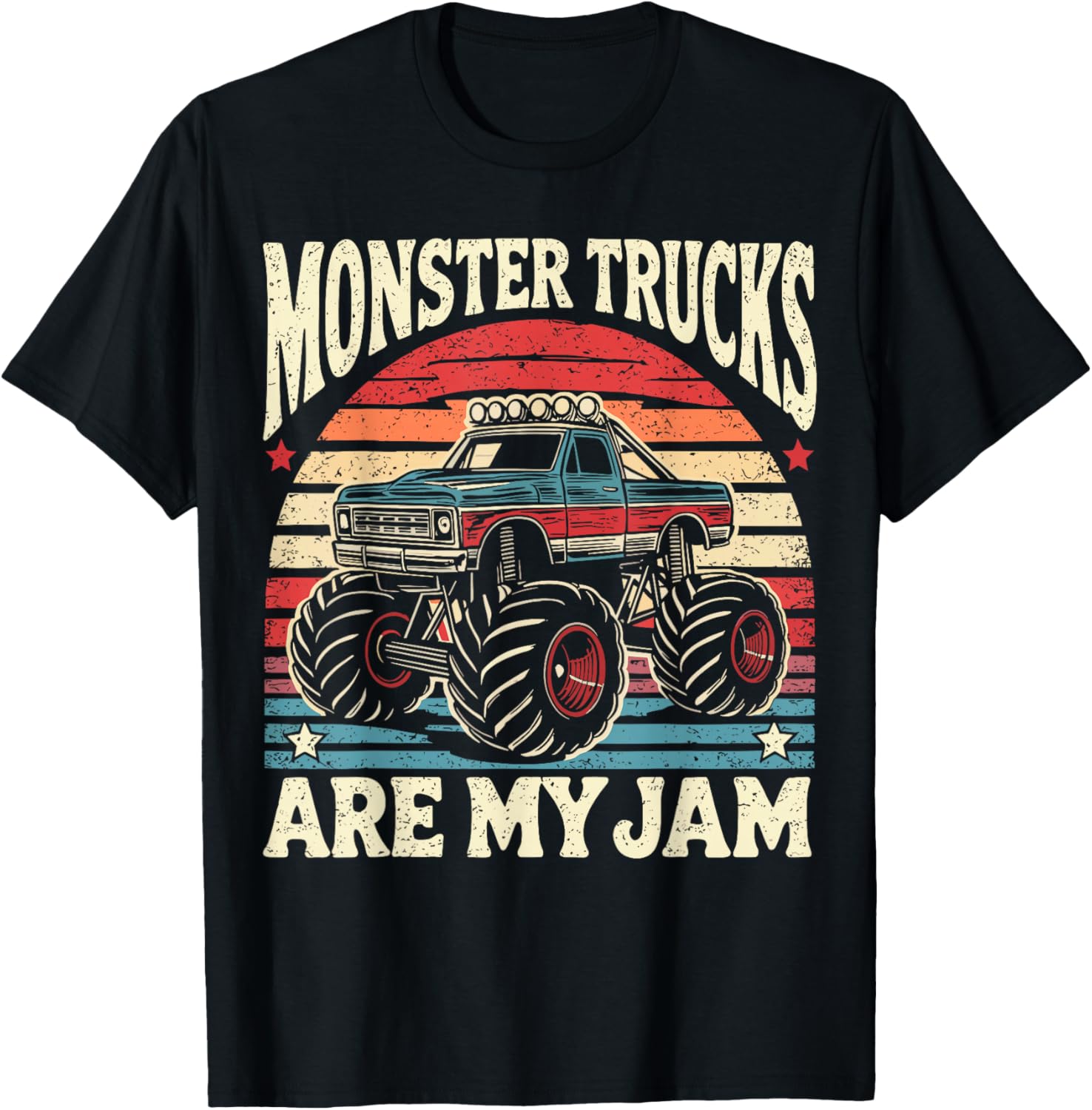 Vintage Monster Truck Enthusiast T-Shirt for Kids and Adults - 12