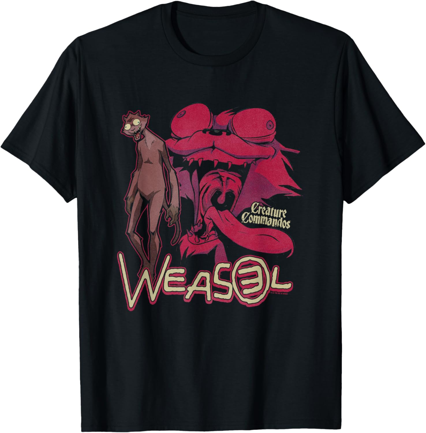Creature Commandos Weasel Showcase T-Shirt for Fans of Unique Apparel - 1