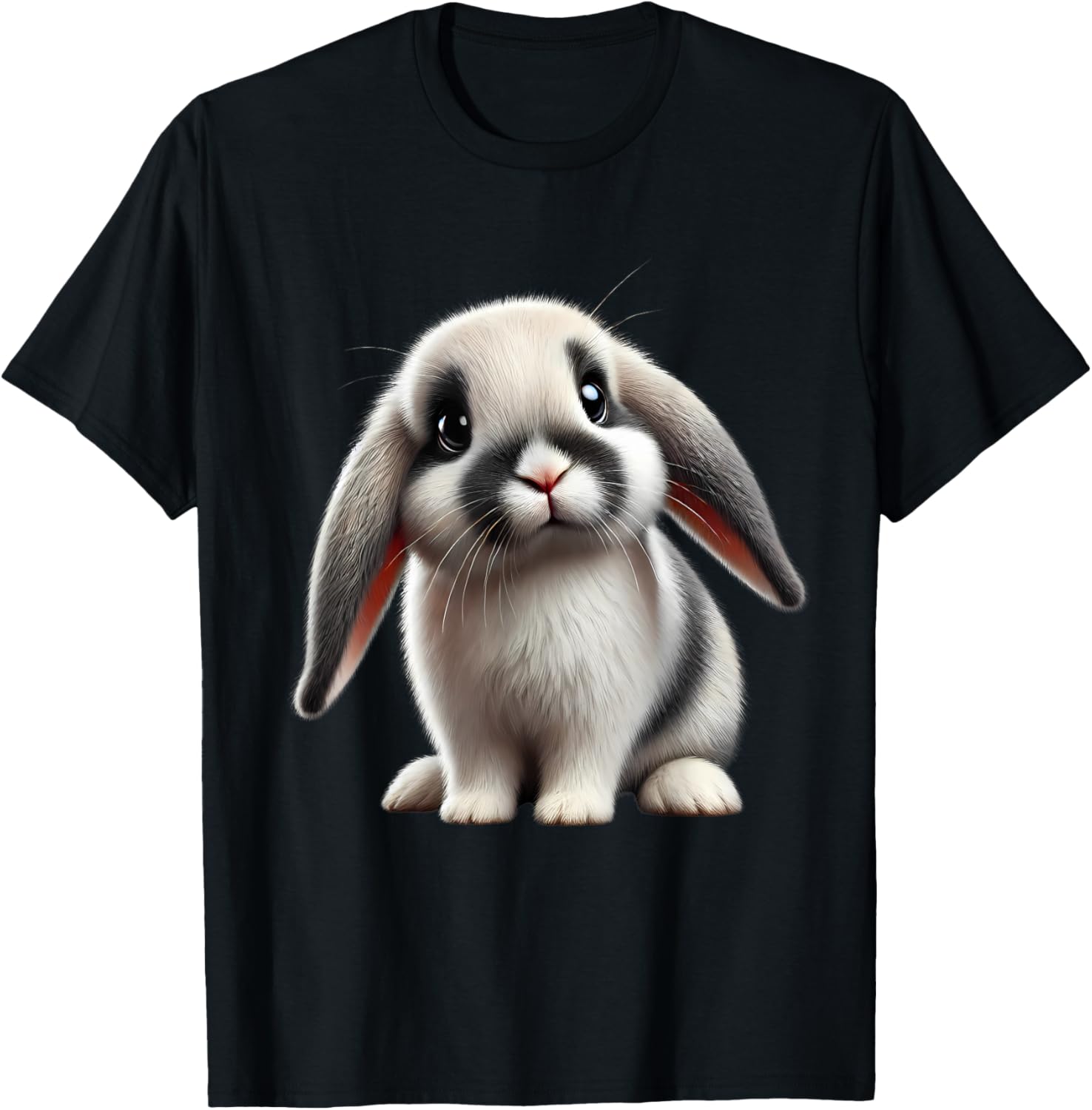 Cute Bunny T-Shirt for Kids and Women - Fun Rabbit Graphic Tee - 15