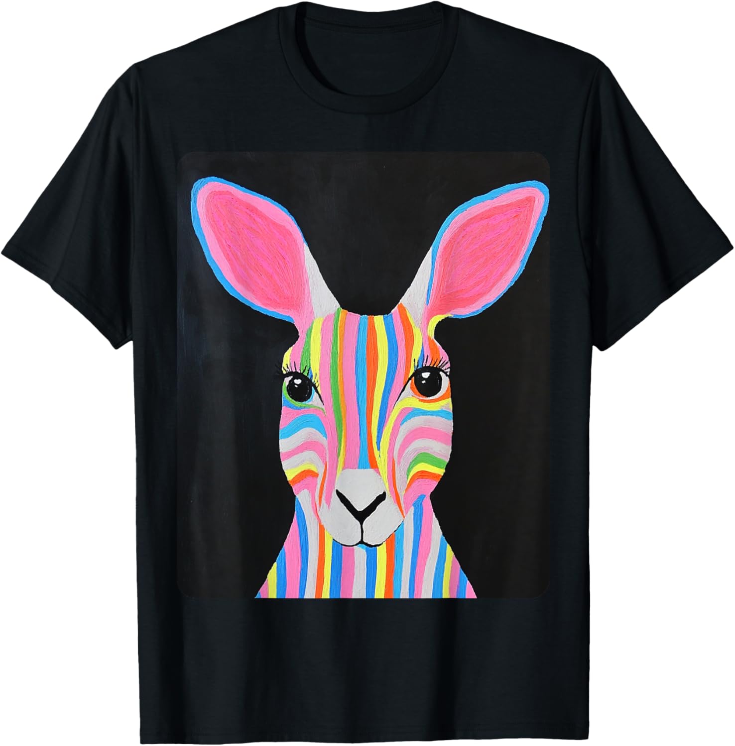 Vibrant Kangaroo Graphic T-Shirt for Style Lovers and Animal Fans - 16