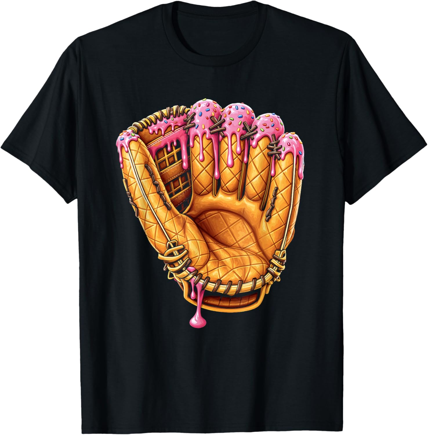 Youth Baseball Drip Boys Ice Cream Drip T-Shirt for Cool Kids - 4