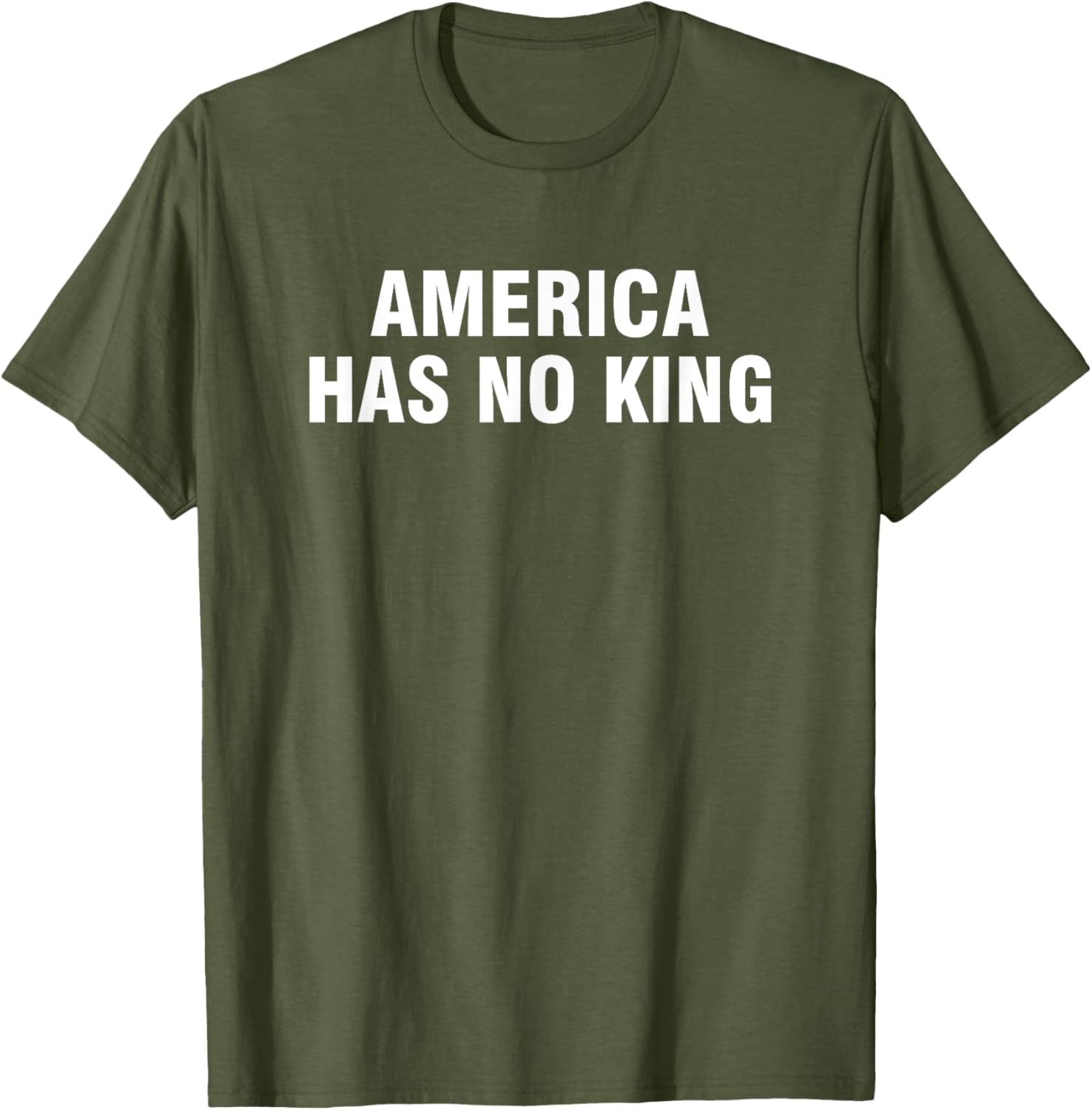 America Has No King T-Shirt - Classic Casual Tee for Patriotic Wear - 7