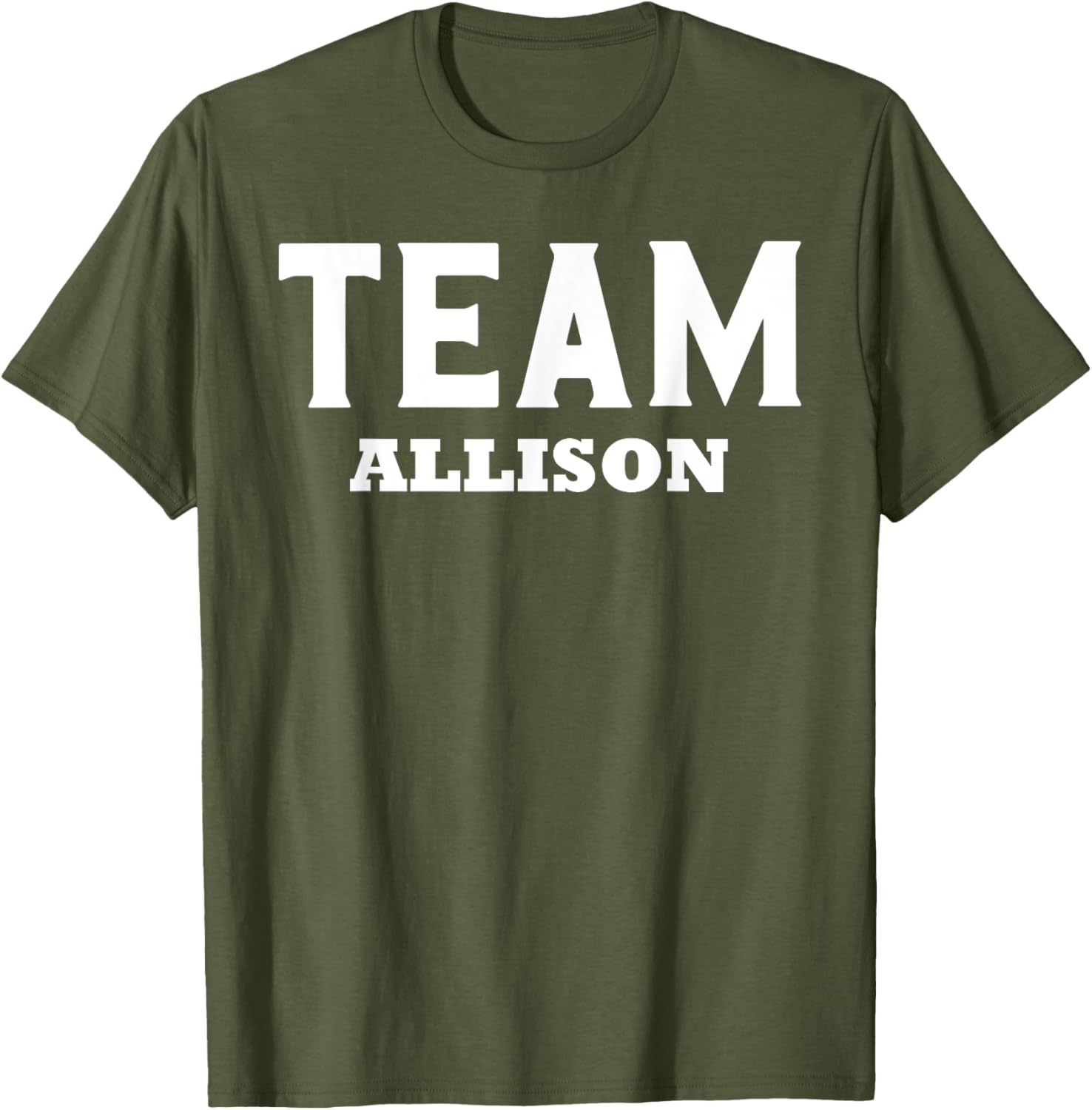 Team ALLISON T-Shirt Personalized Name Support for Fans and Friends - 24