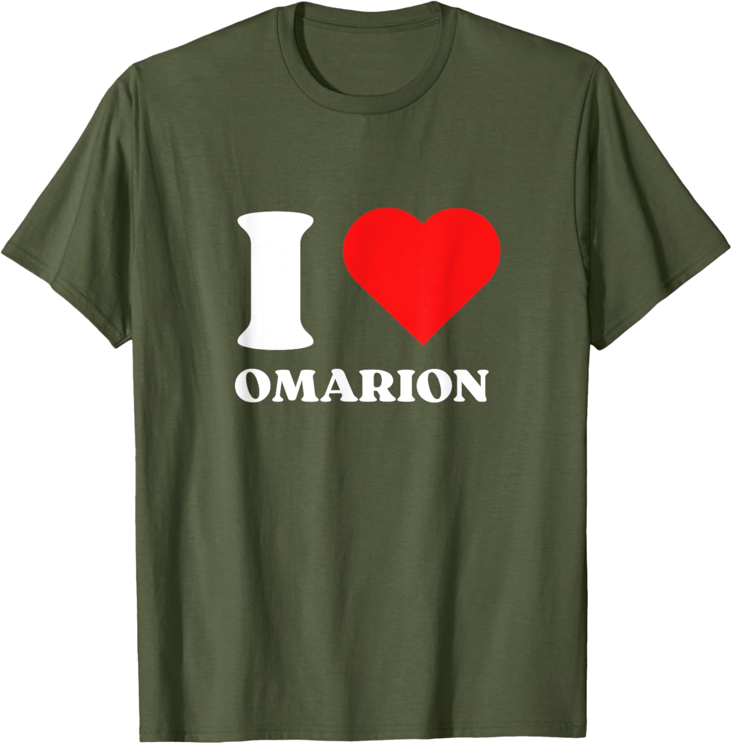 Trendy I Love Omarion Y2K Valentine's Day T-Shirt for Music Lovers - 6