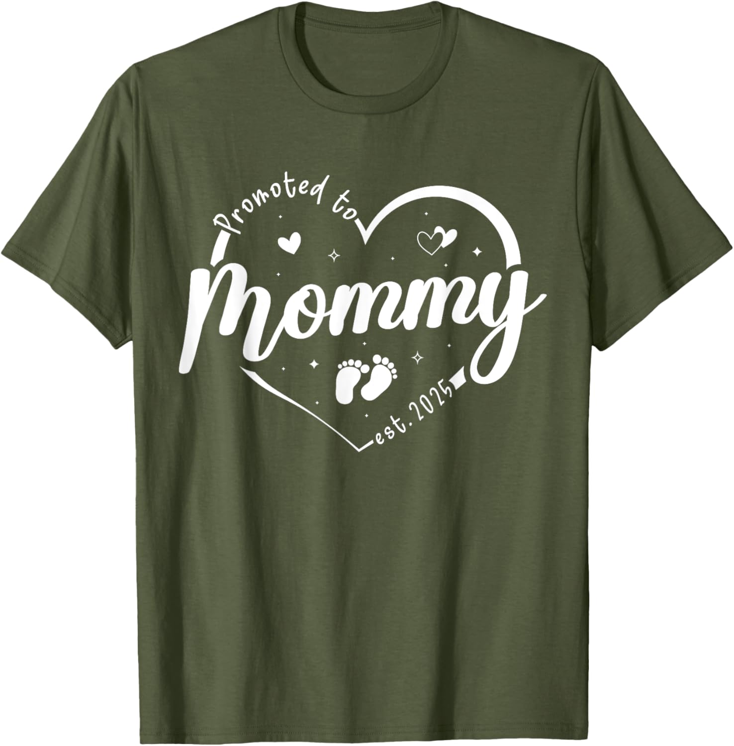 Promoted to Mommy 2025 Soon to Be Mom Mothers Day T-Shirt Gift - 8
