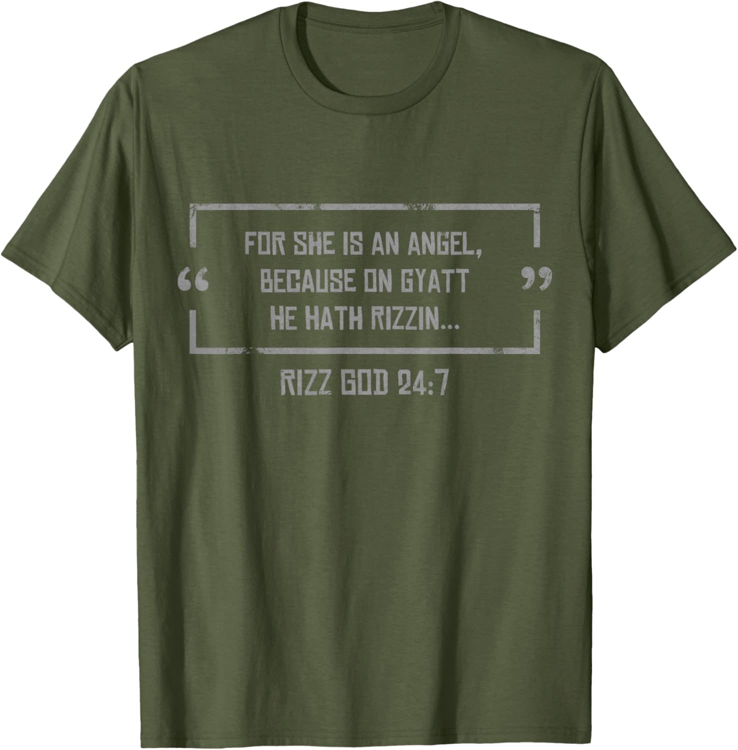 Rizz God T-Shirt - Funny Meme Design for Charisma Lovers - 5