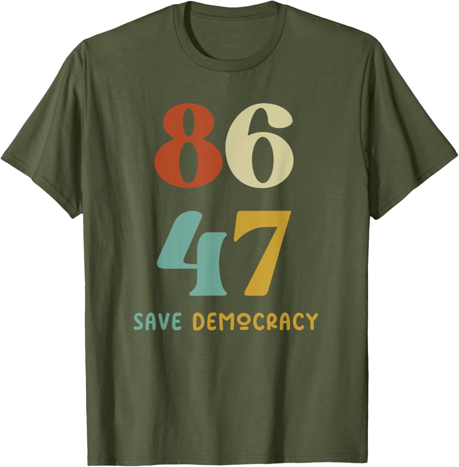 Save Democracy Anti Trump T-Shirt for Political Protest Enthusiasts - 17