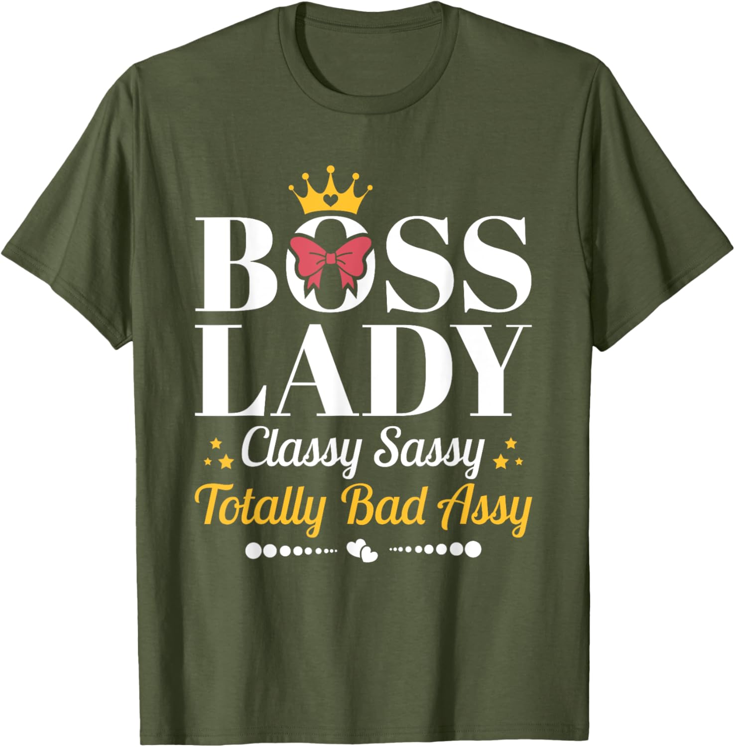 Boss Lady Classy Sassy T-Shirt for Female Boss Appreciation Gifts - 5