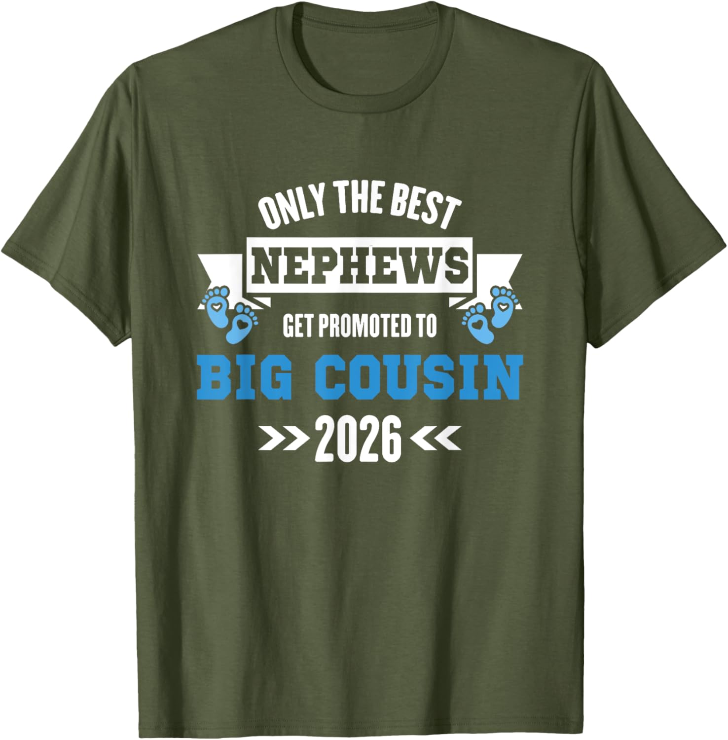 Best Nephew Big Cousin T-Shirt Est 2026 Perfect Gift for Family - 19