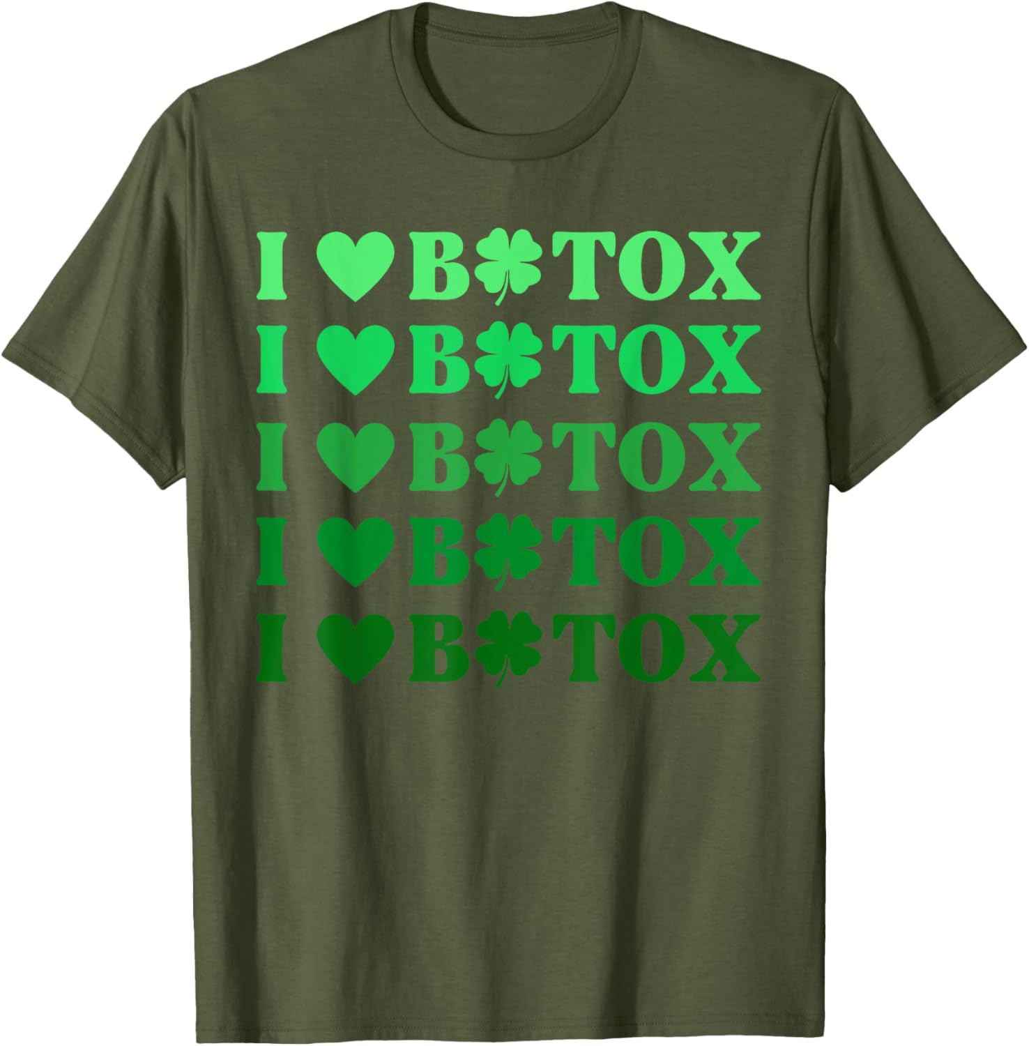 St Patrick's Day Botox Dealer Nurse Esthetician T-Shirt for Fun Festivities - 7