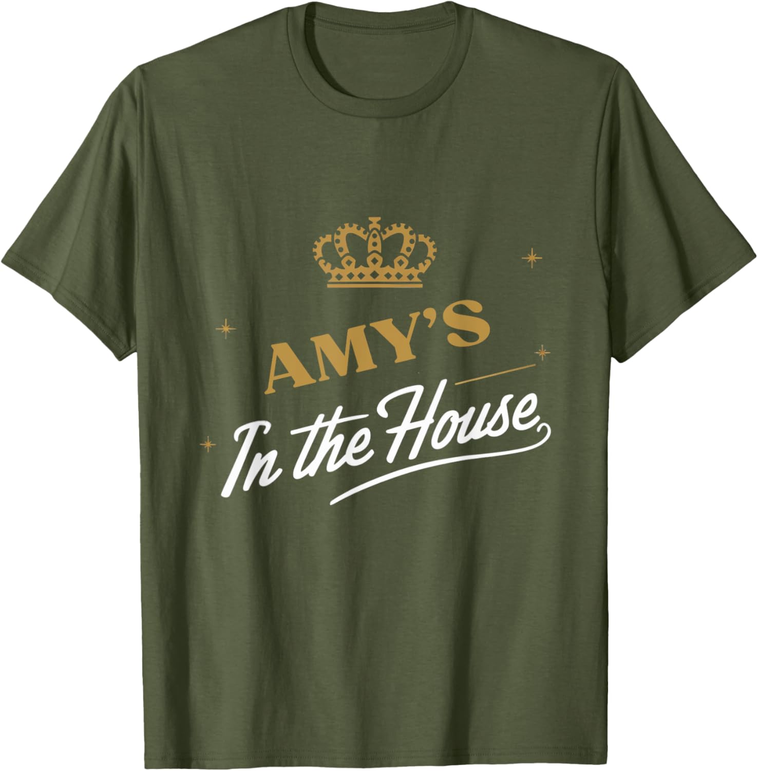 Amy's In The House Funny T-Shirt for Women: Trendy Casual Wear - 11