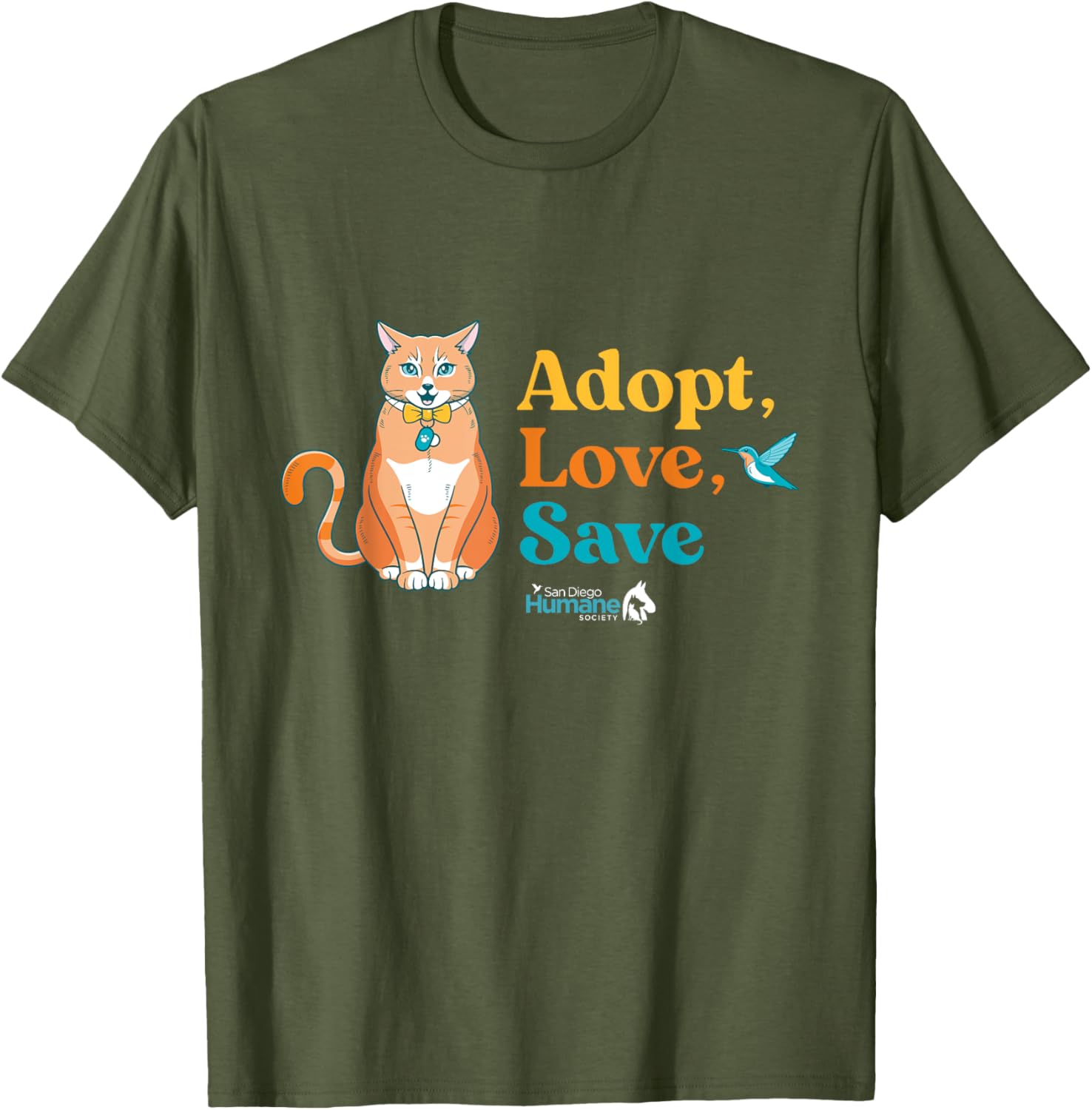 Adopt Love Save Rescue Cat T-Shirt for Men and Women - Perfect Gift! - 17
