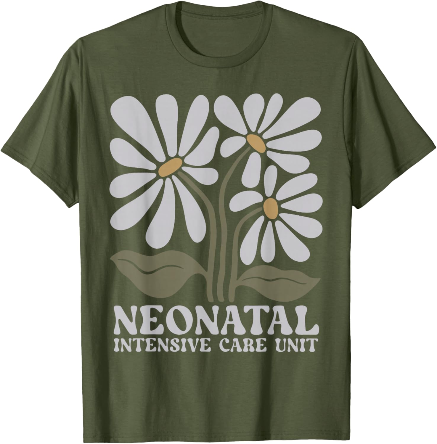 Boho Floral NICU Nurse T-Shirt for Neonatal RNs - Stylish and Comfy - 6