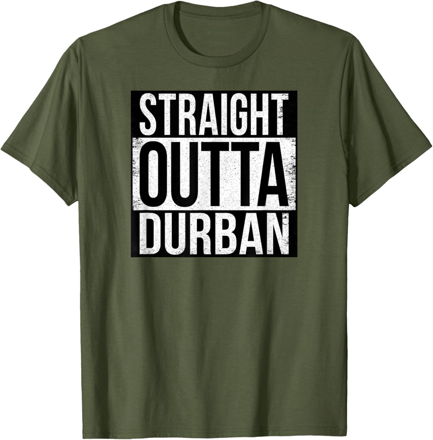 Straight Outta Durban Graphic T-Shirt for Trendy Casual Style - 27