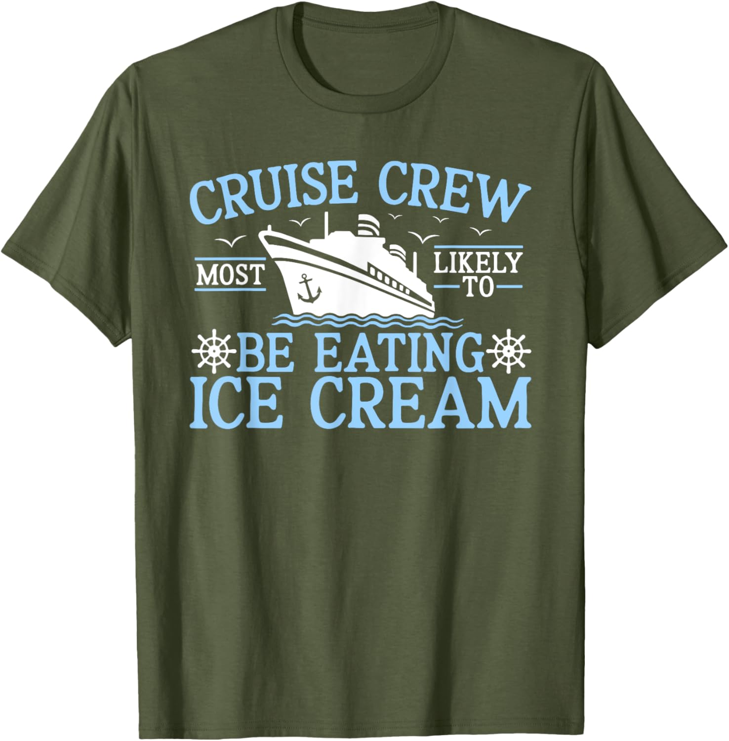 Cruise Crew 2025 Ice Cream Lover T-Shirt for Fun Travel Adventures - 15