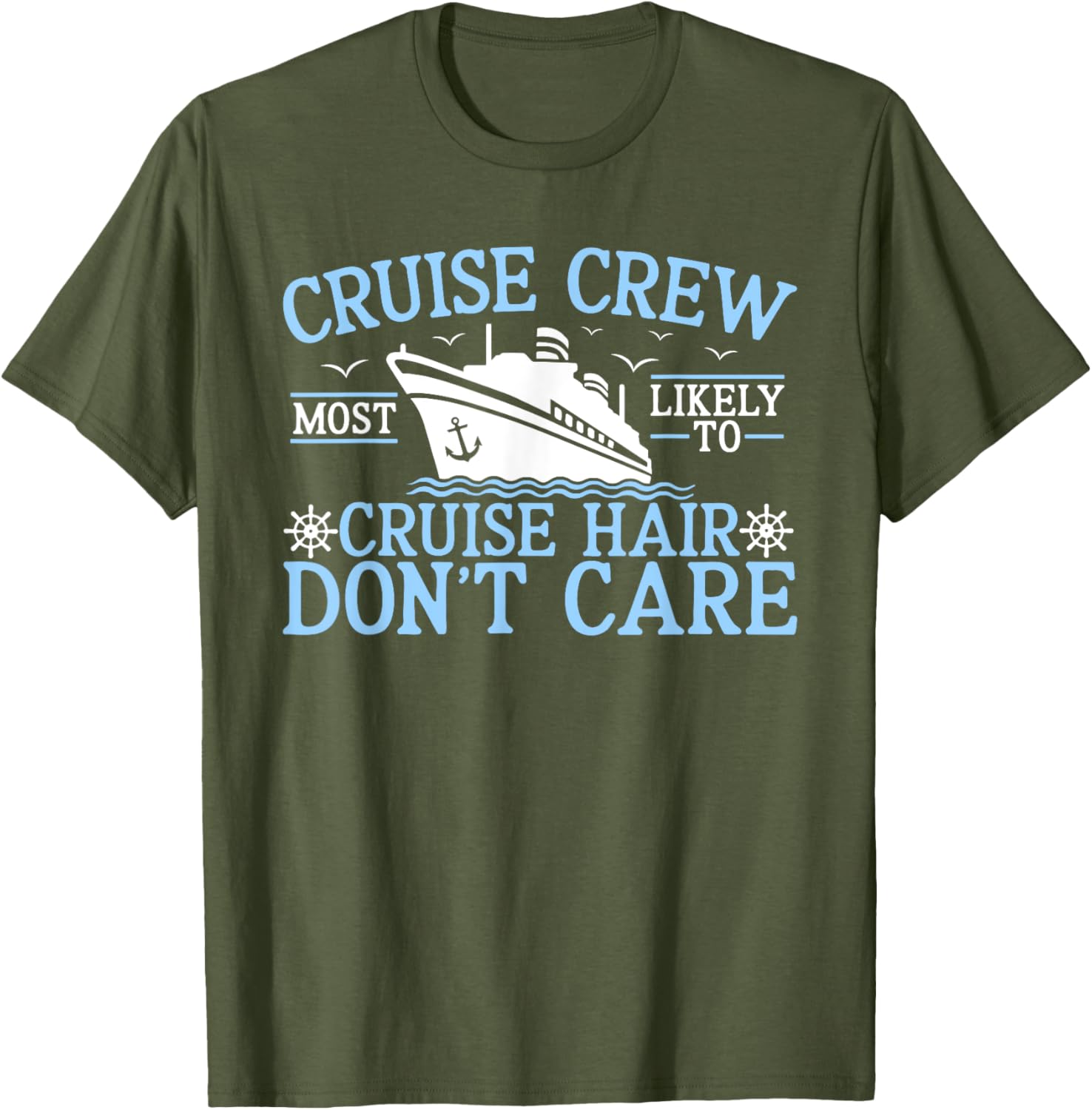 Cruise Crew 2025 Hair Don't Care T-Shirt for Fun Adventures - 9