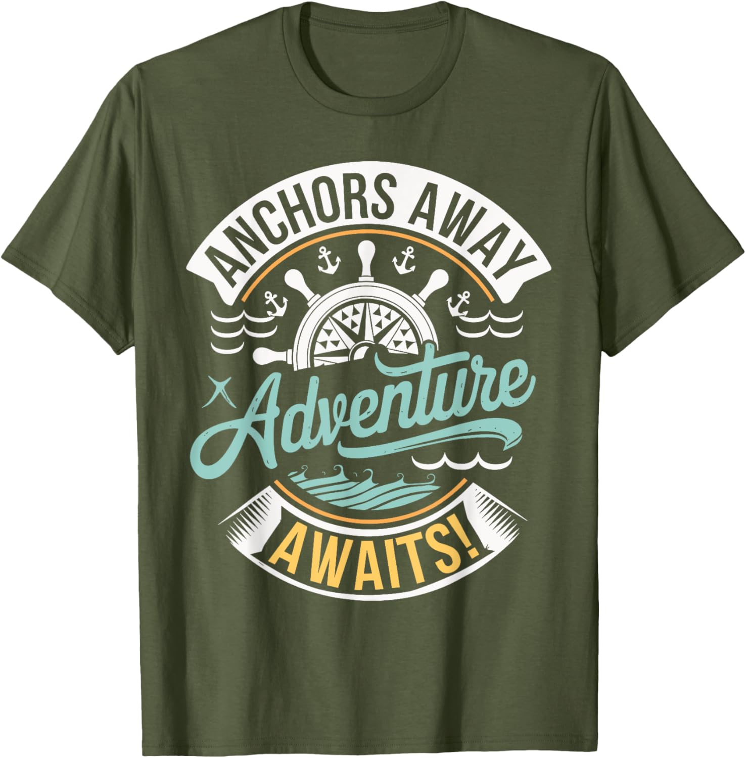 Anchors Away Nautical Adventure T-Shirt for Sea Lovers and Explorers - 15