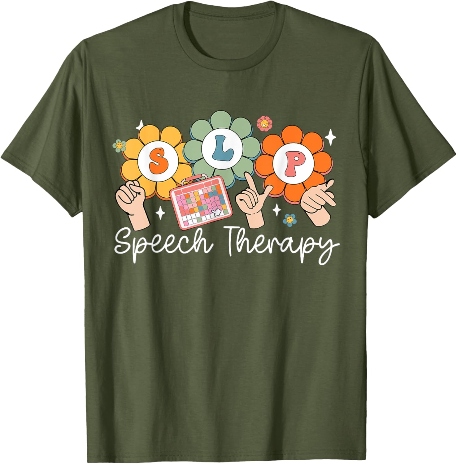 Therapy Speech Language Pathologist SLP T-Shirt for Speech Therapists - 14