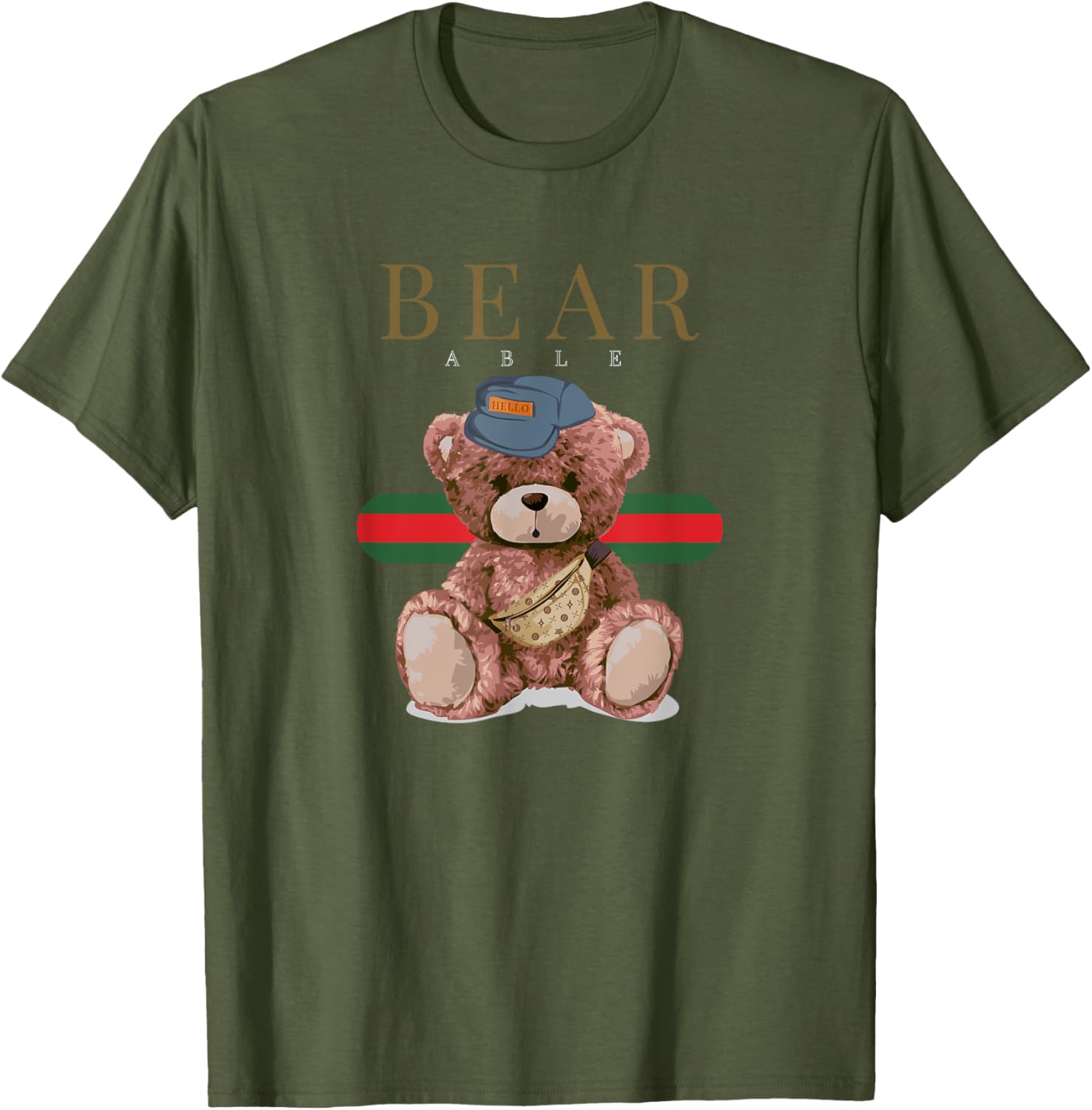 Bear Gangster Urban Graffiti T-Shirt Stylish Streetwear for Trendsetters - 8