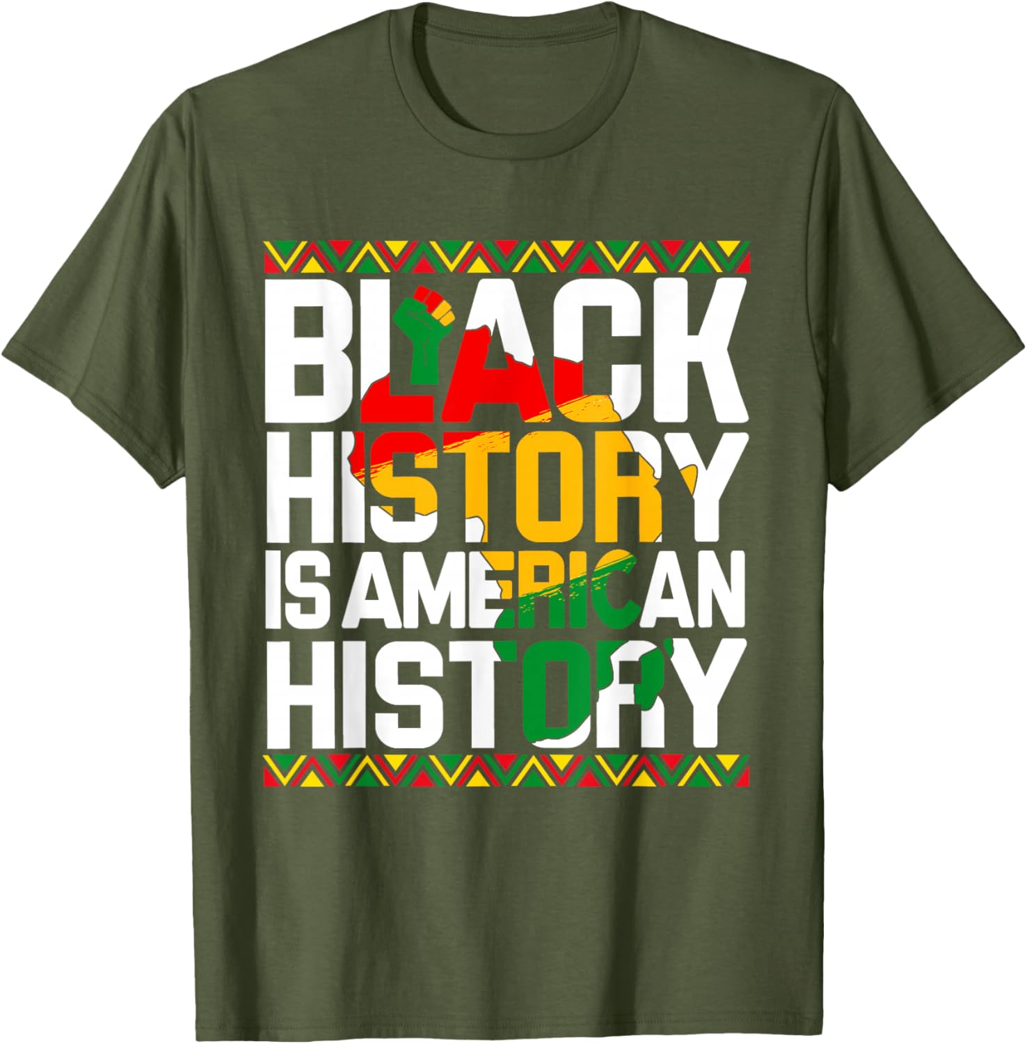 Black History is American History T-Shirt for Melanin Pride and Unity - 18