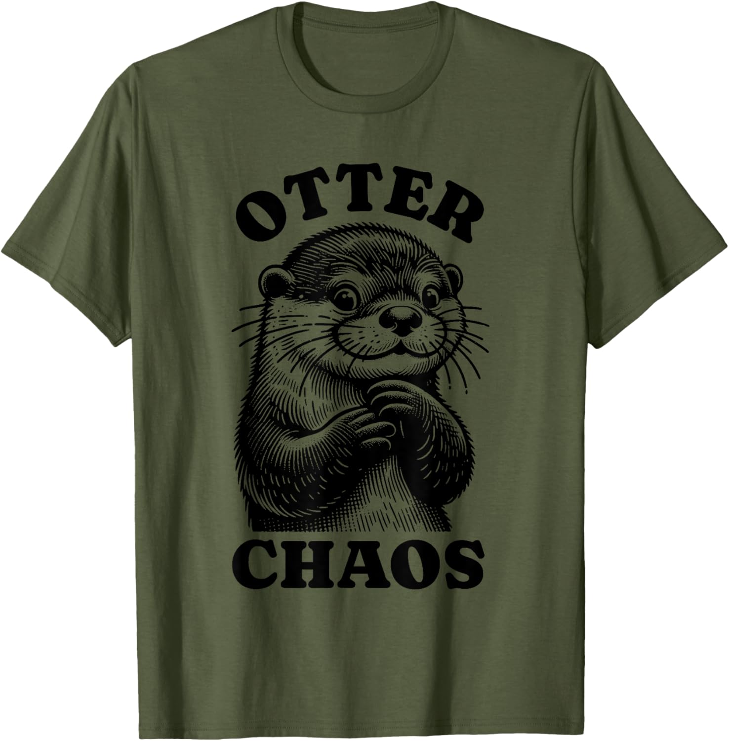 Silly Otter Chaos T-Shirt for Fun-Loving Animal Lovers - 17
