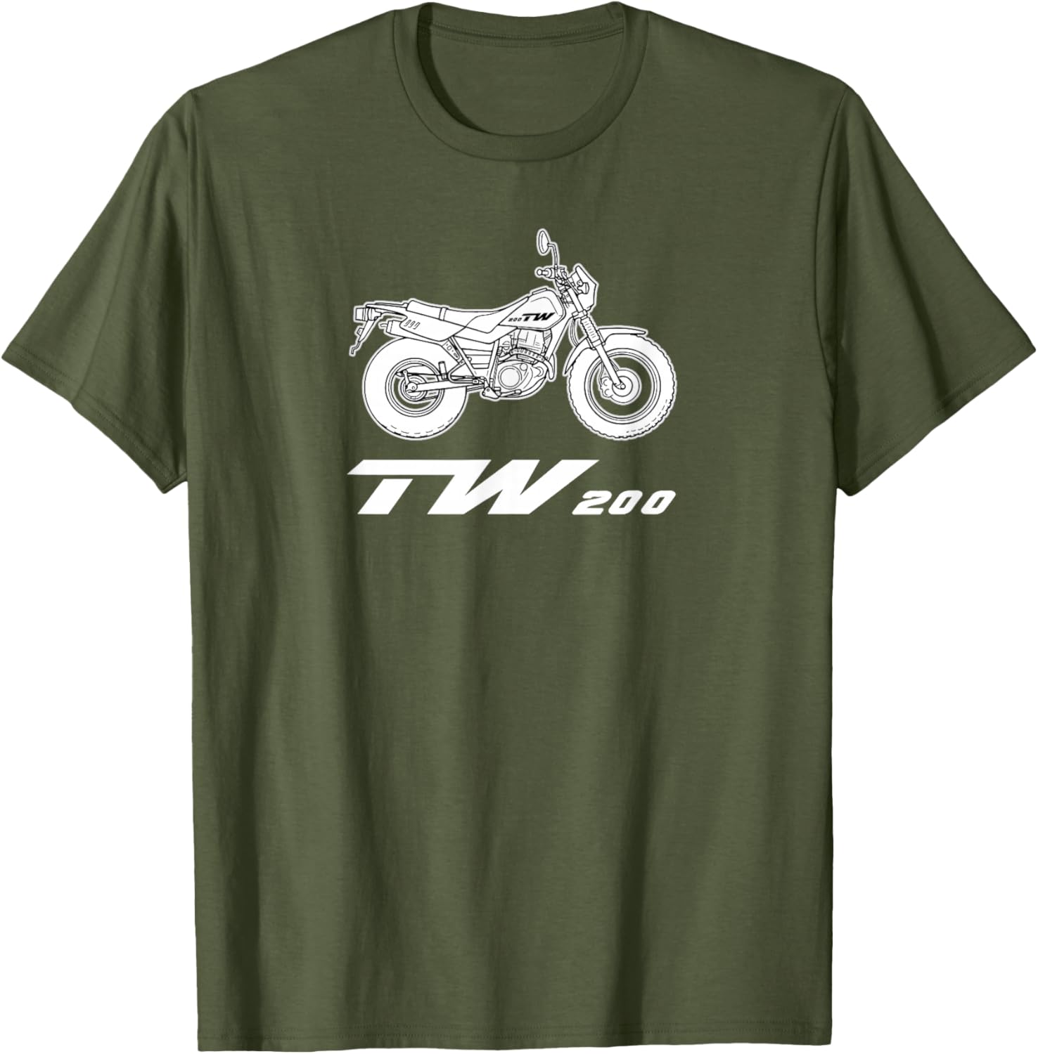 TW200 Dual Sport Dirt Bike T-Shirt for Motorcycle Enthusiasts - 1