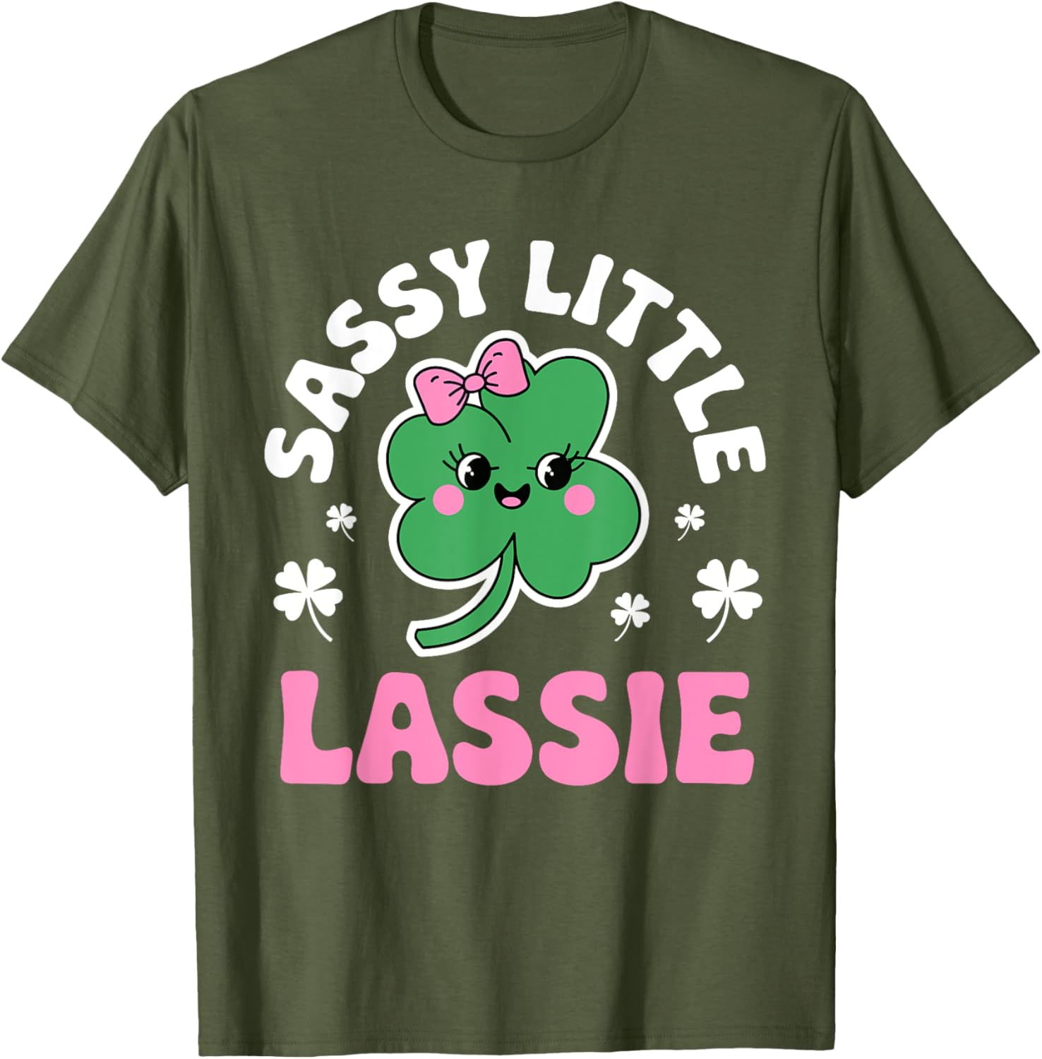 Sassy Little Lassy Girls St Patricks Day T-Shirt Irish Outfit - 3